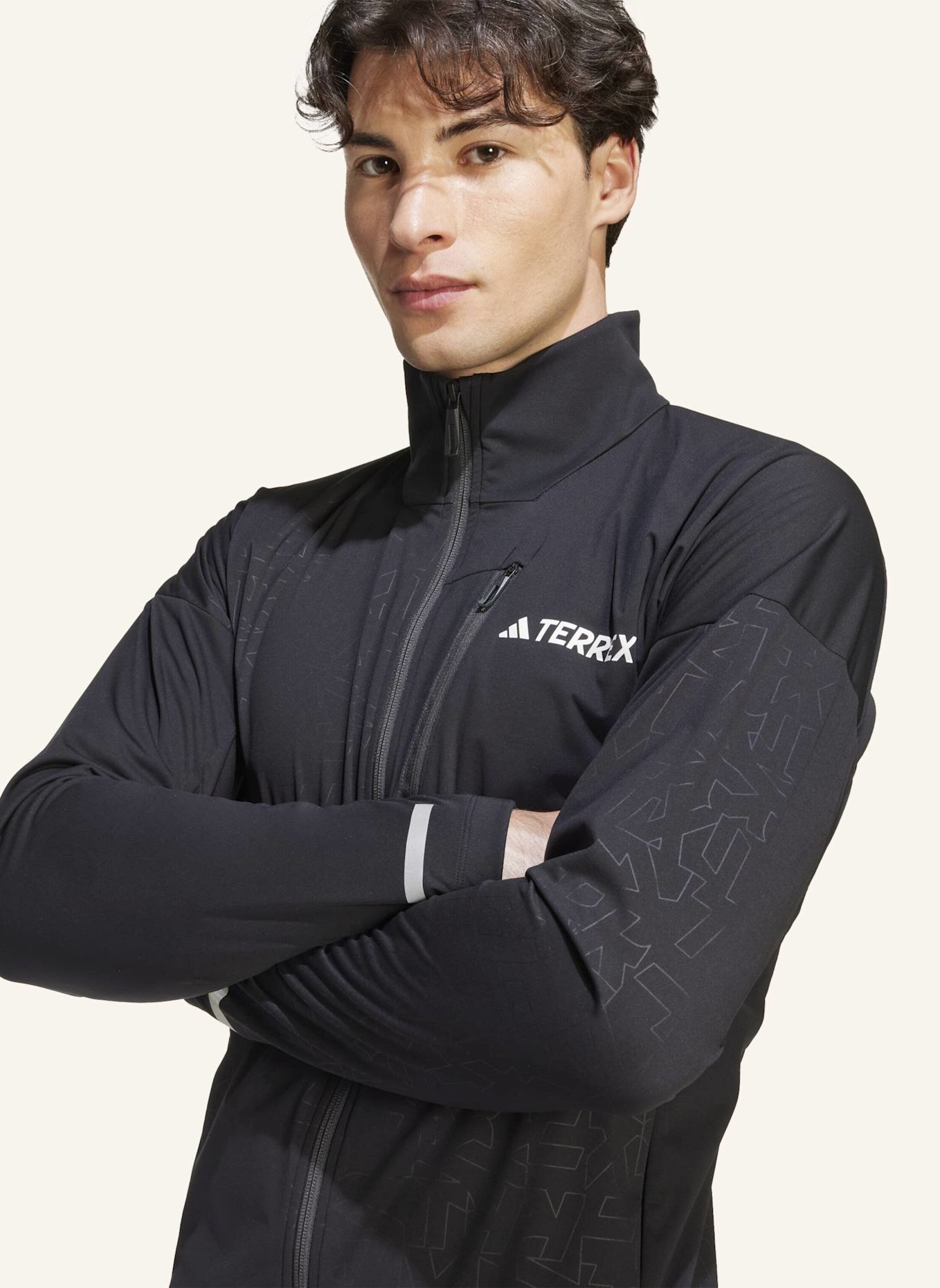 adidas TERREX TERREX XPERIOR CROSS-COUNTRY SKI SOFTSHELL-JACKE: SCHWARZ