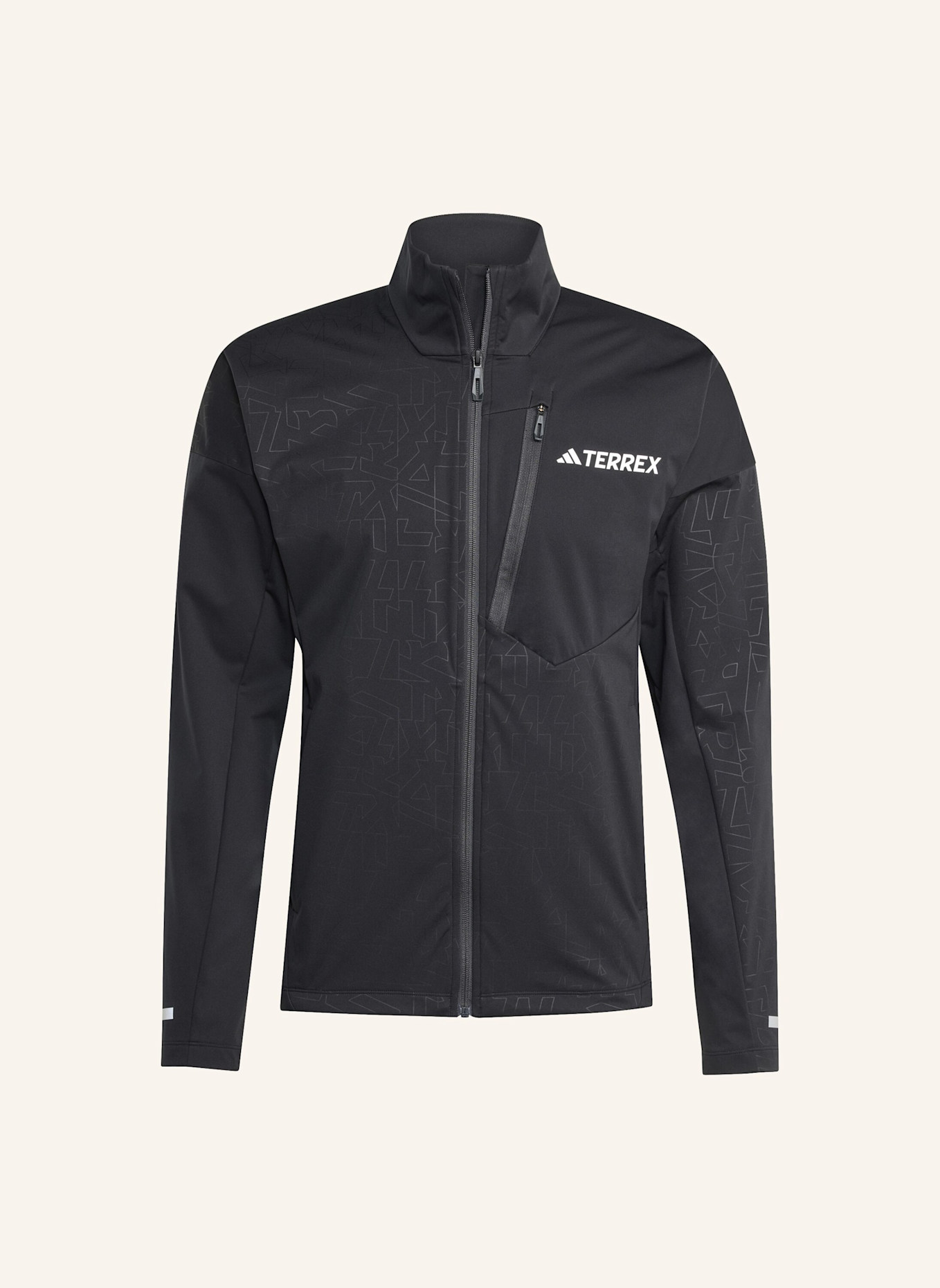 adidas TERREX TERREX XPERIOR CROSS-COUNTRY SKI SOFTSHELL-JACKE: SCHWARZ