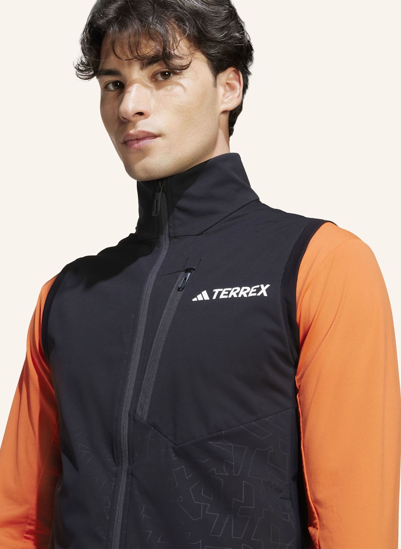 adidas TERREX TERREX XPERIOR CROSS-COUNTRY SKI SOFTSHELL-WESTE: SCHWARZ