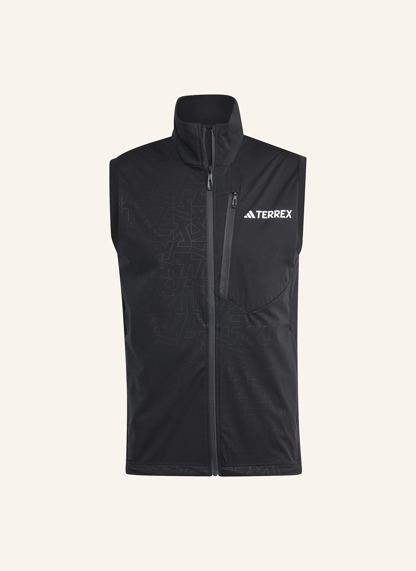 adidas TERREX TERREX XPERIOR CROSS-COUNTRY SKI SOFTSHELL-WESTE: SCHWARZ