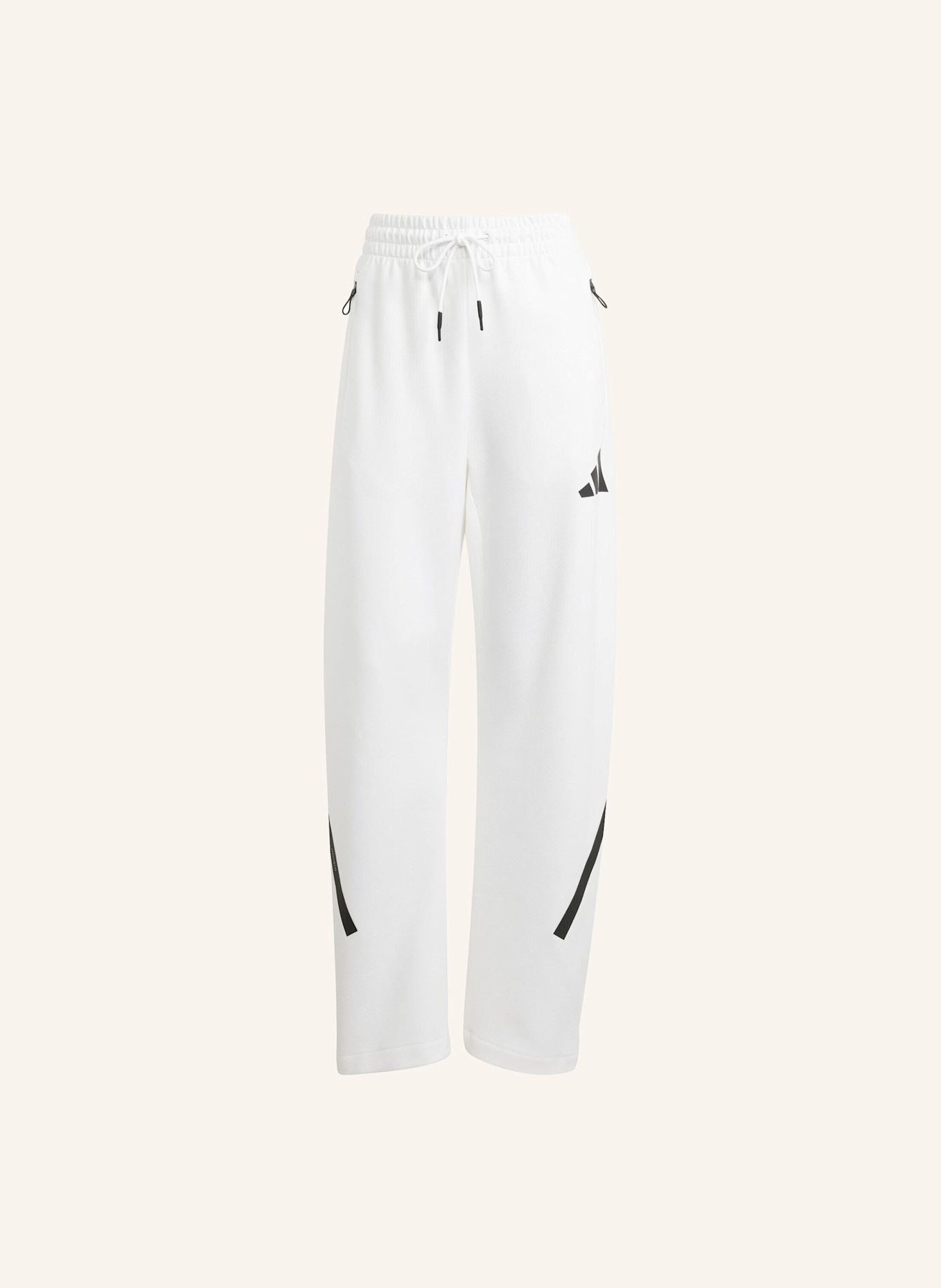adidas Sweatpants Z.N.E. BAR PT: WEISS/ SCHWARZ