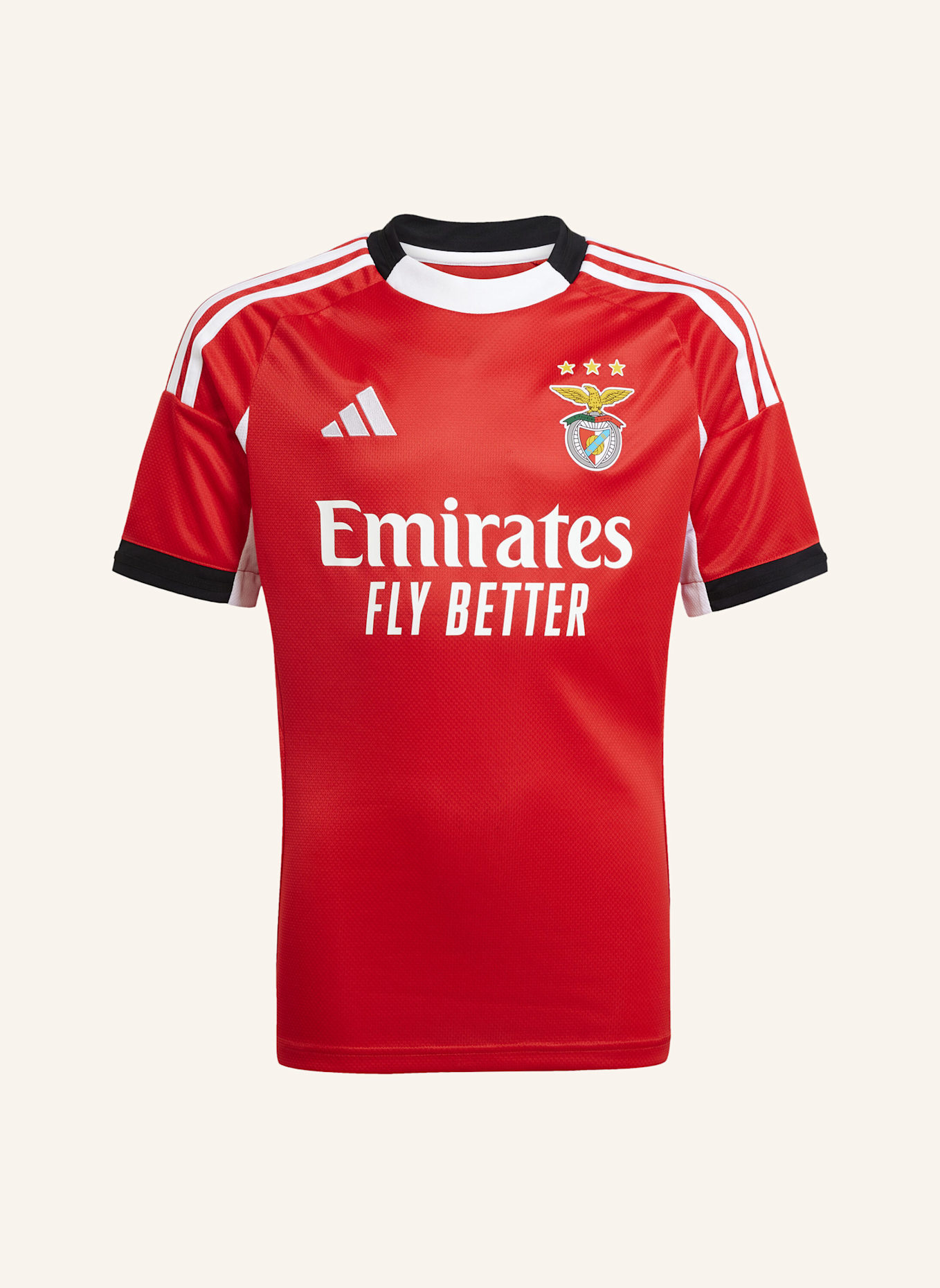 adidas BENFICA LISSABON 25/26 KIDS HEIMTRIKOT: ROT