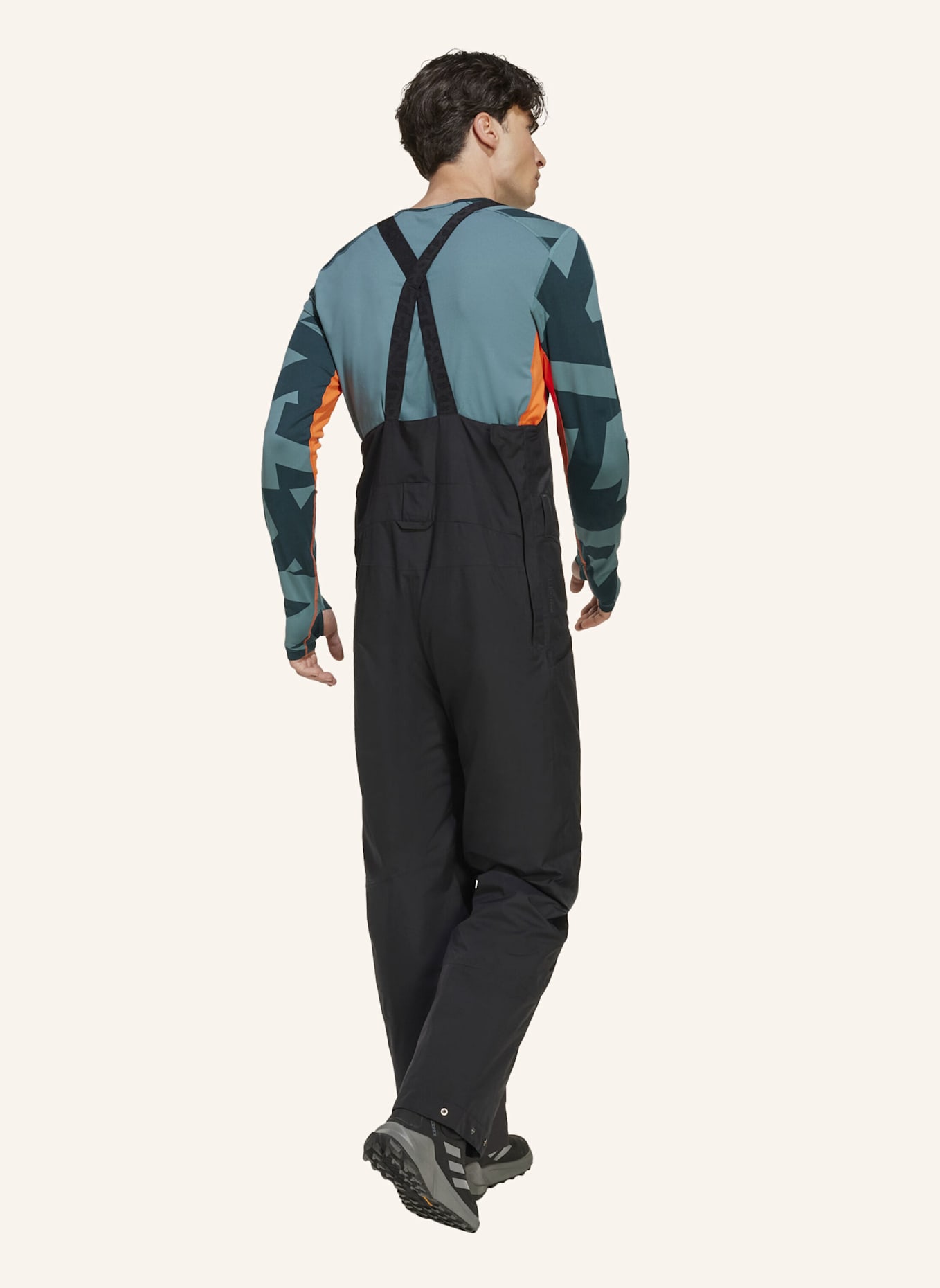 adidas TERREX TERREX MULTI 2-LAGEN ISOLIERTE CLIMAPROOF LATZHOSE: SCHWARZ