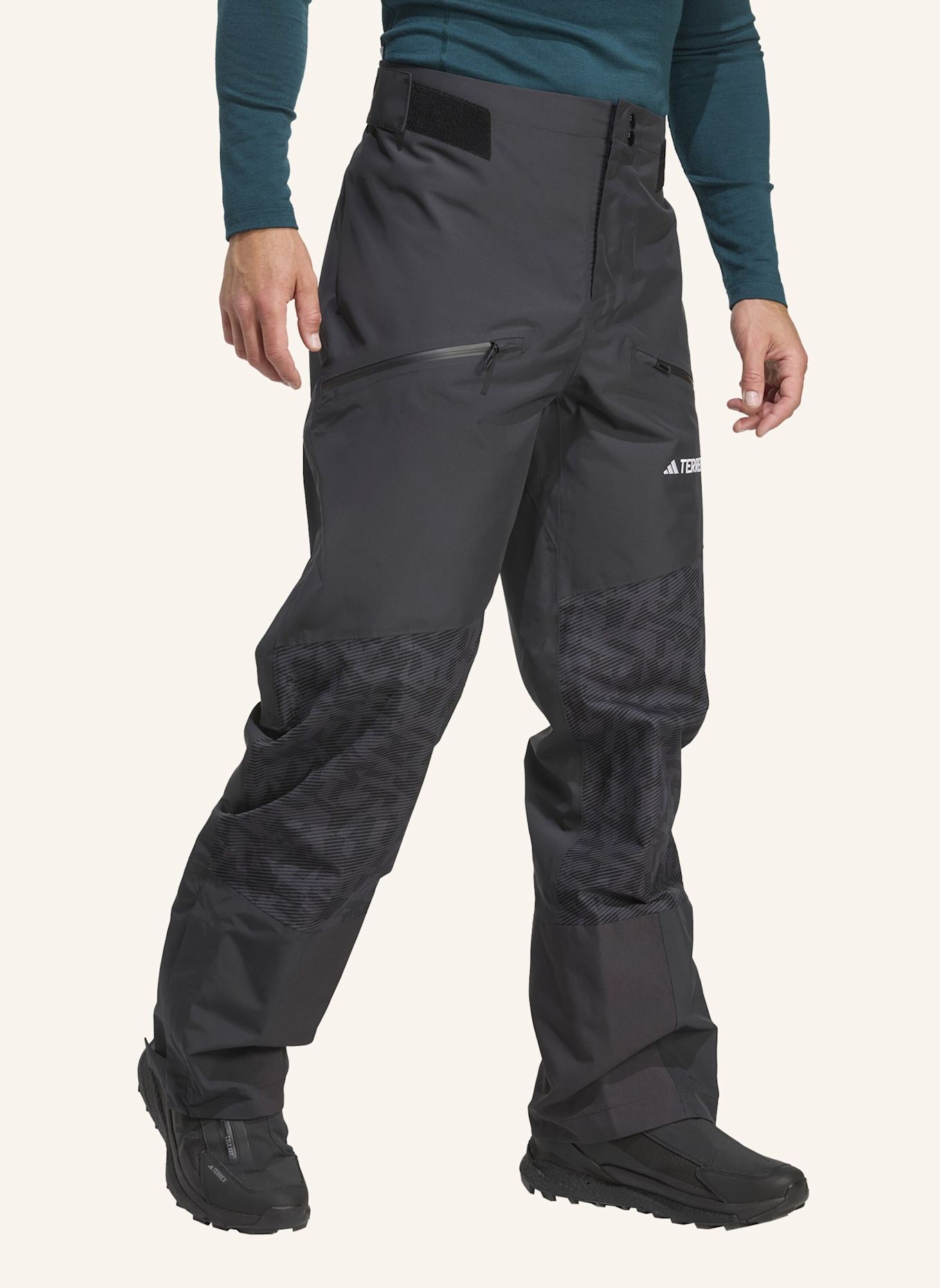 adidas TERREX TERREX XPERIOR HYBRID PRIMEKNIT CLIMAPROOF+ HOSE: SCHWARZ
