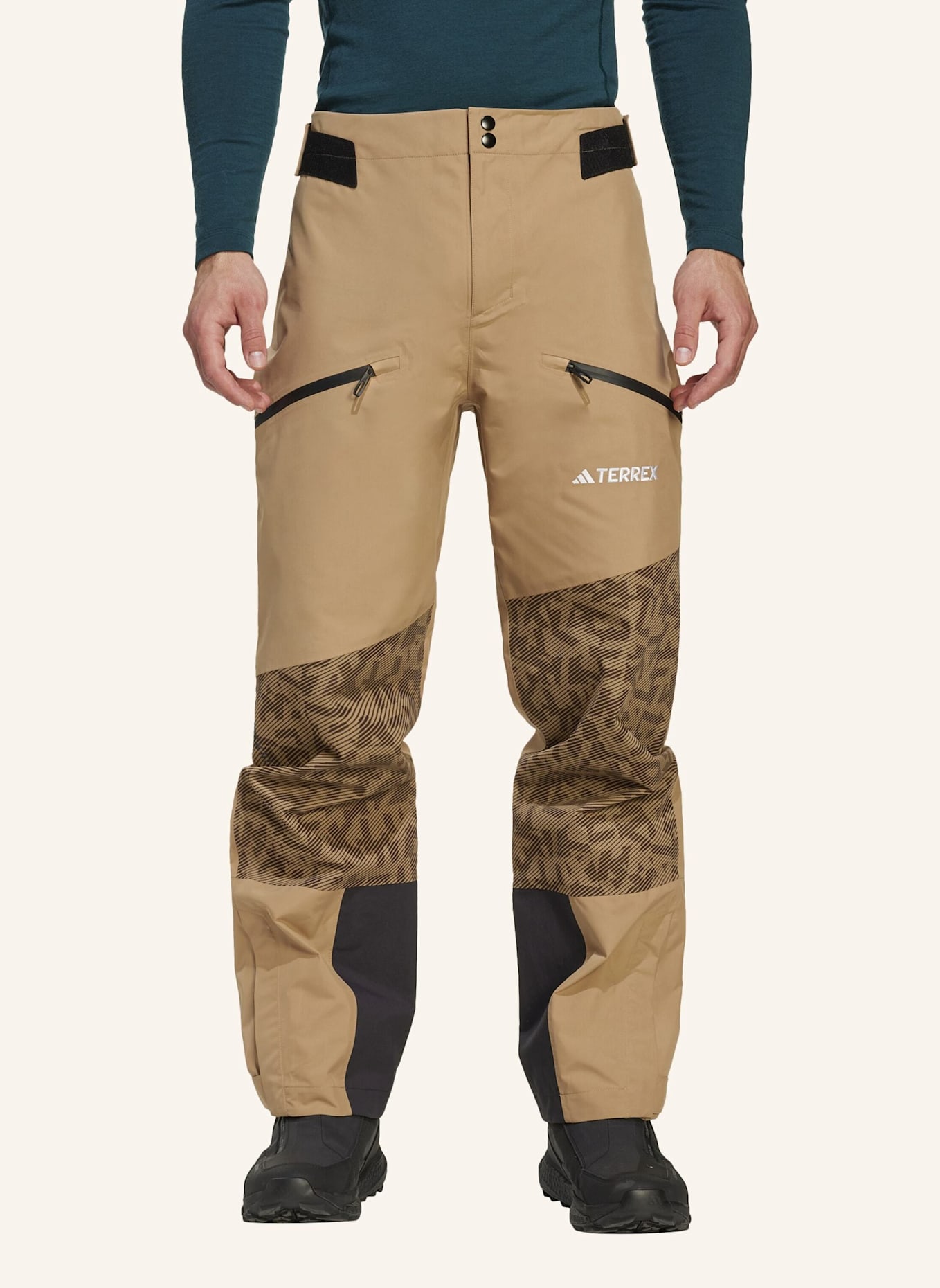 adidas TERREX TERREX XPERIOR HYBRID PRIMEKNIT CLIMAPROOF+ HOSE: BRAUN