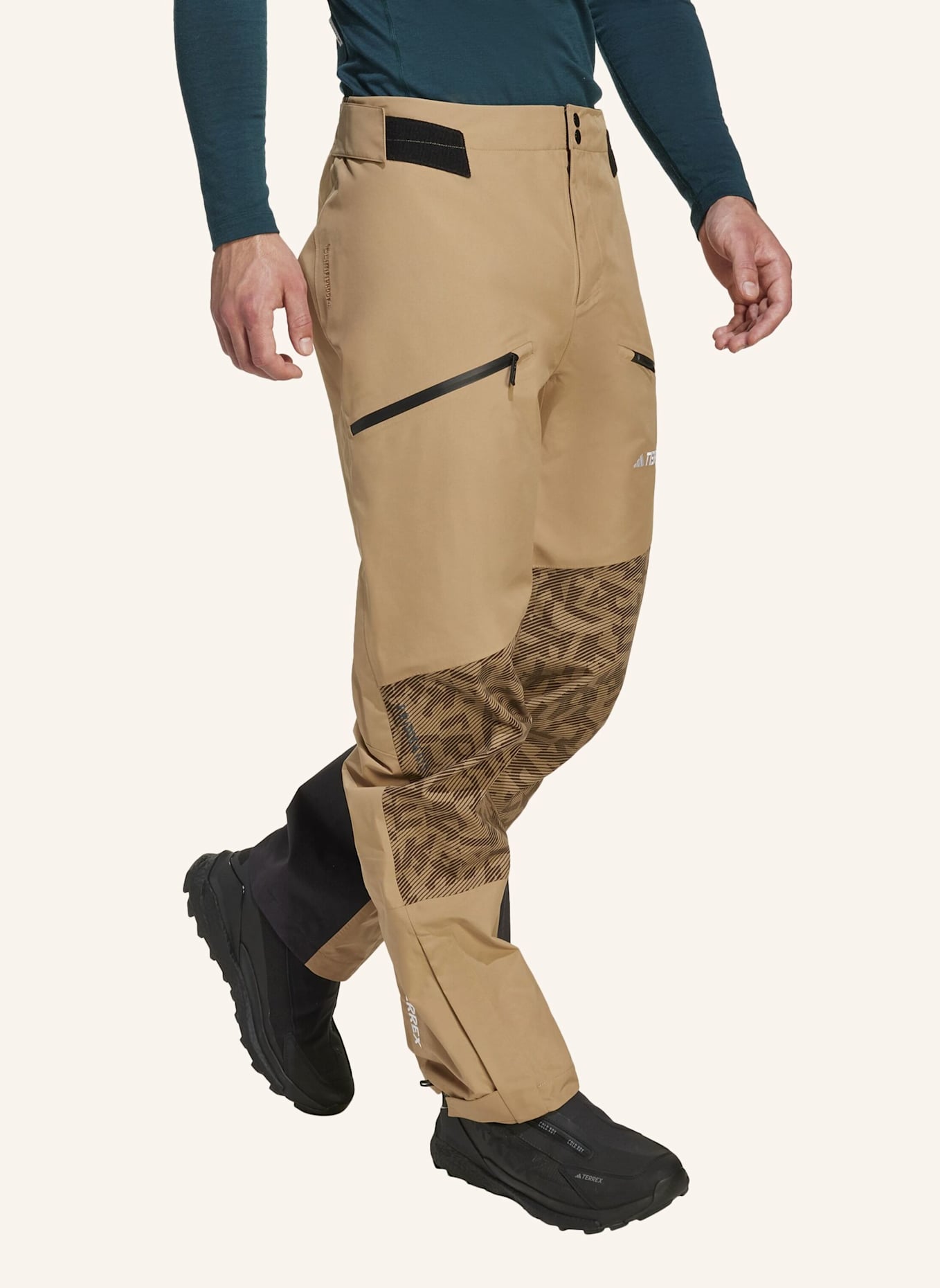 adidas TERREX TERREX XPERIOR HYBRID PRIMEKNIT CLIMAPROOF+ HOSE: BRAUN