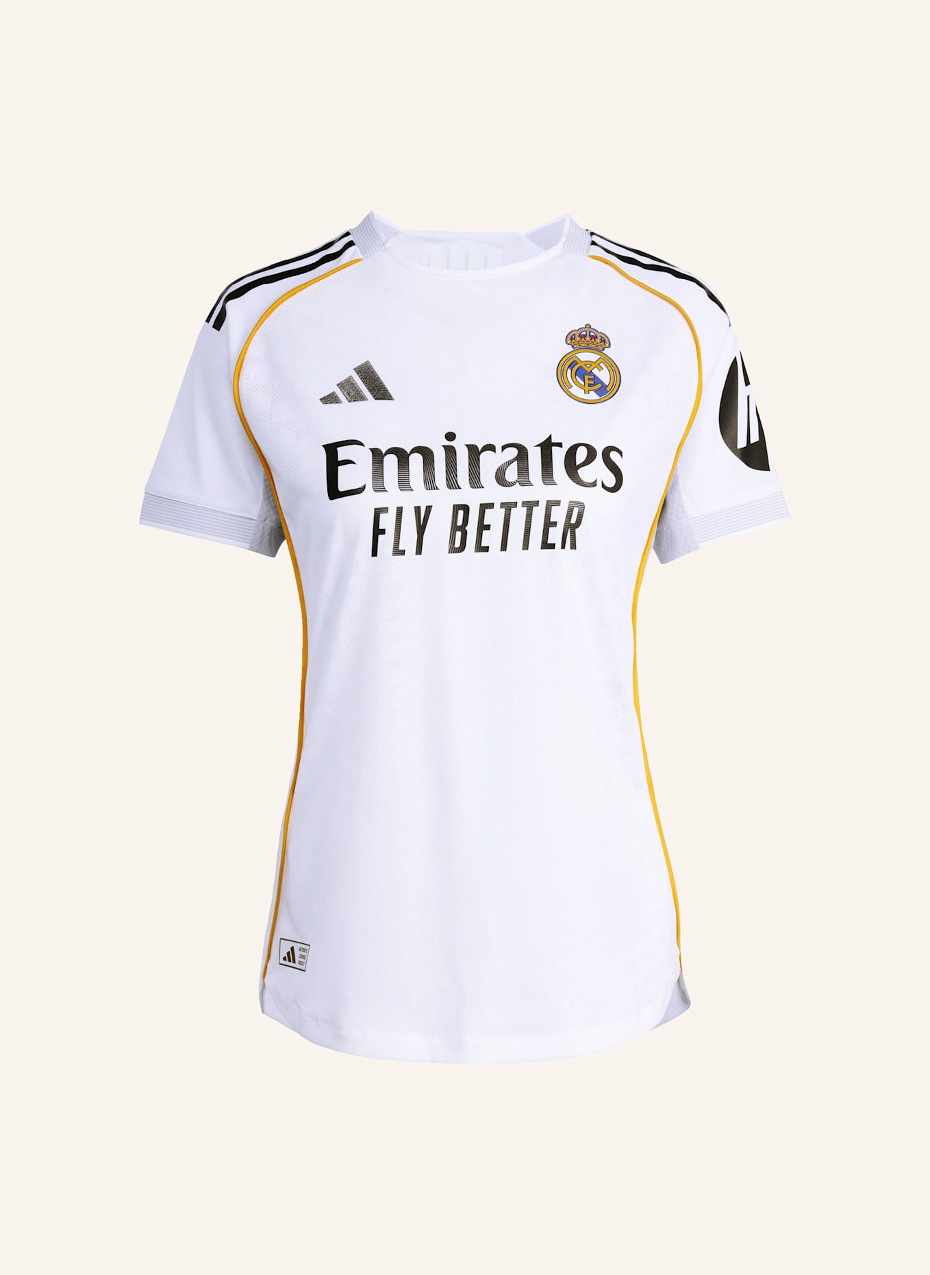 adidas REAL MADRID 25/26 HEIMTRIKOT AUTHENTIC JERSEY: WEISS