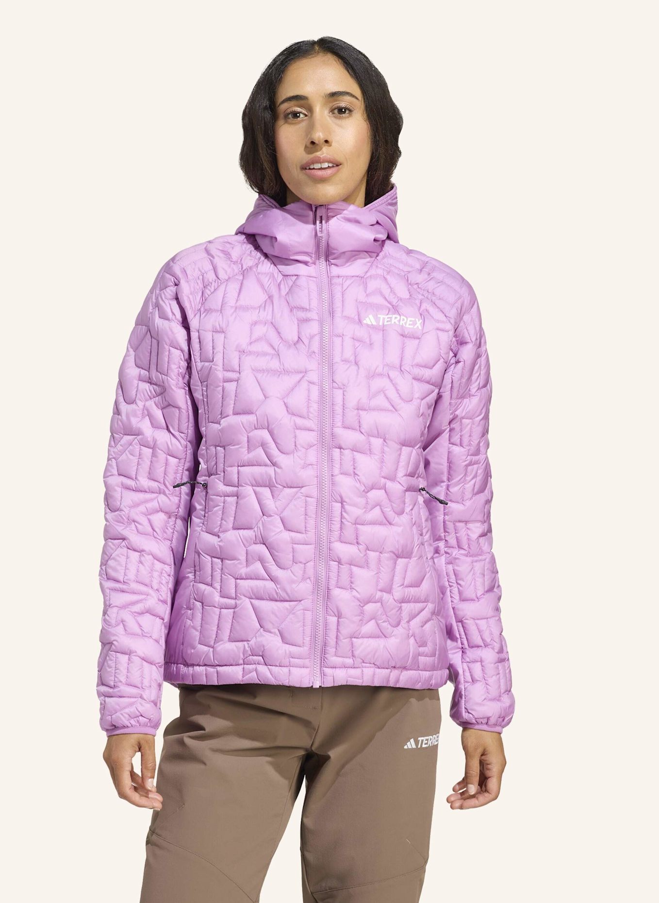 adidas TERREX Steppjacke TERREX XPERIOR PRIMALOFT LOOSE FILL HOODED: LILA