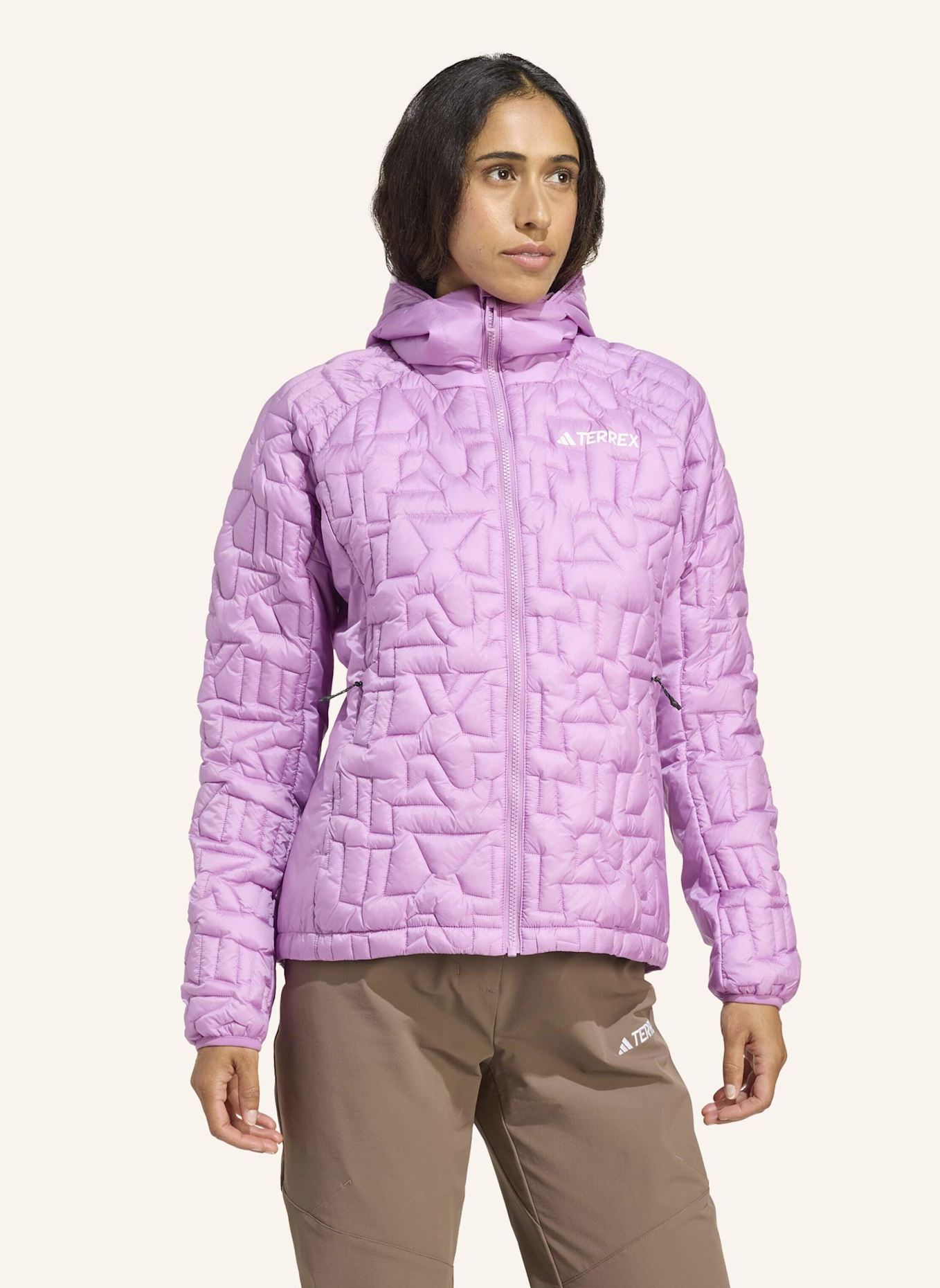 adidas TERREX Steppjacke TERREX XPERIOR PRIMALOFT LOOSE FILL HOODED: LILA