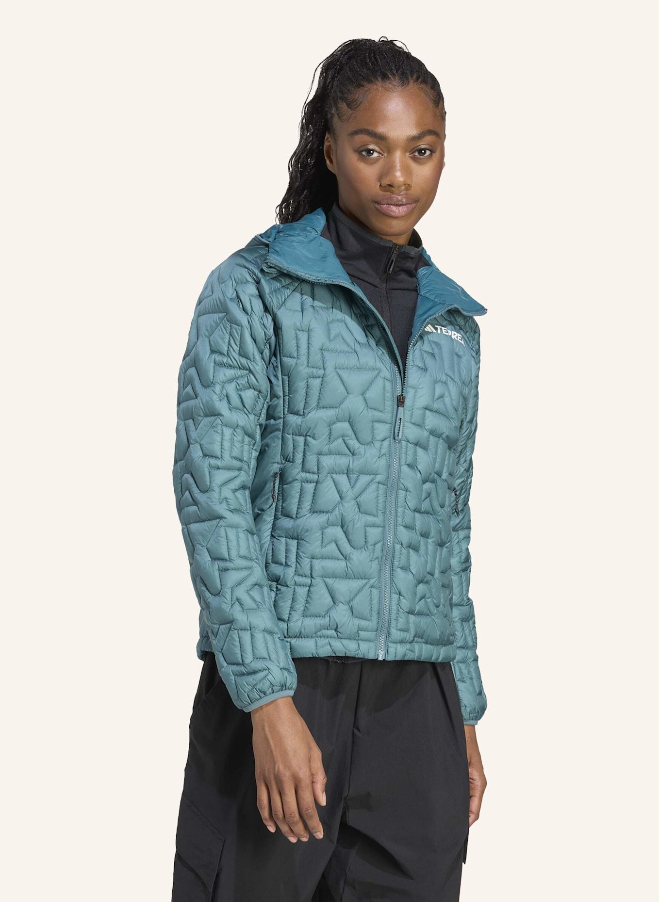 adidas TERREX Steppjacke TERREX XPERIOR PRIMALOFT LOOSE FILL HOODED: TÜRKIS
