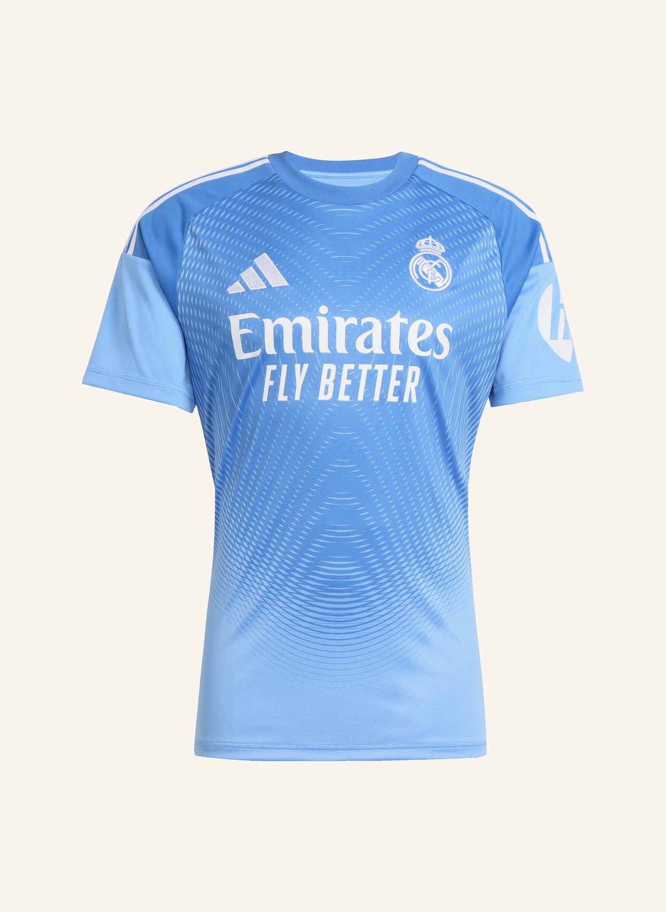 adidas REAL MADRID 25/26 HEIM-TORWART-JERSEY: BLAU