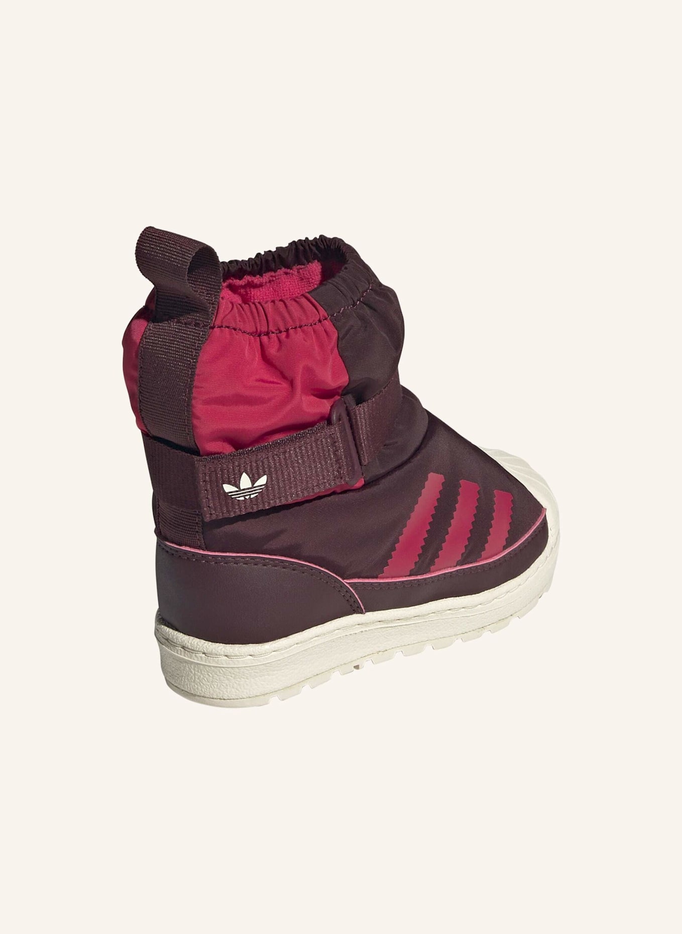 adidas Originals ADIDAS SUPERSTAR 360 STIEFEL FÜR KINDER: DUNKELROT/ CREME/ FUCHSIA