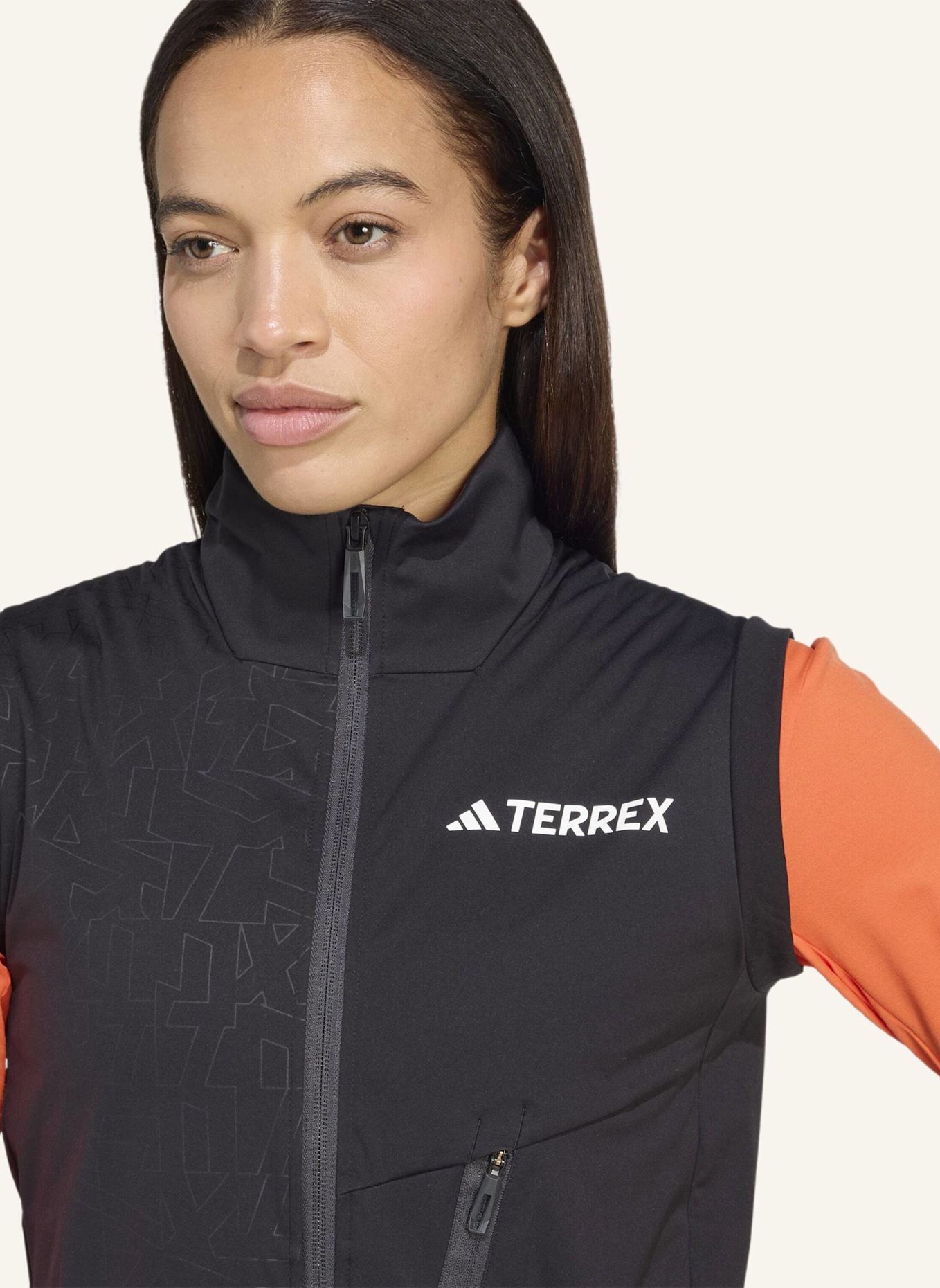 adidas TERREX TERREX XPERIOR CROSS-COUNTRY SKI SOFTSHELL-WESTE: SCHWARZ