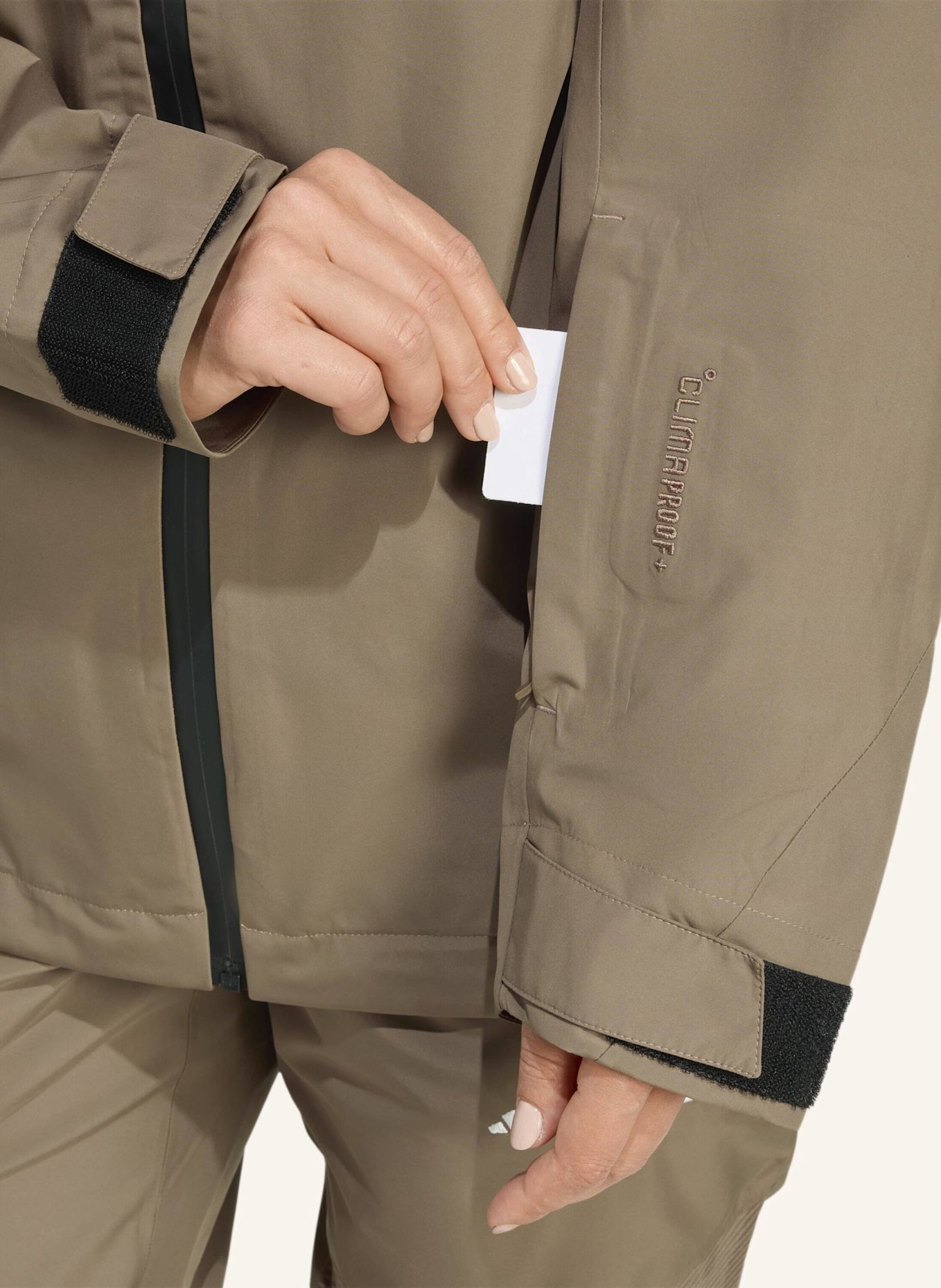 adidas TERREX TERREX XPERIOR HYBRID PRIMEKNIT CLIMAPROOF+ JACKE: BRAUN