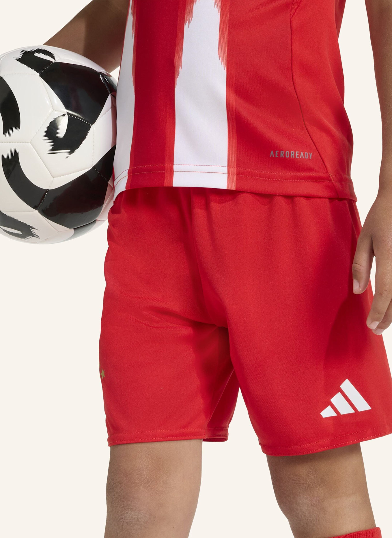 adidas FC BAYERN MÜNCHEN 25/26 KIDS MINI-HEIMAUSRÜSTUNG: ROT