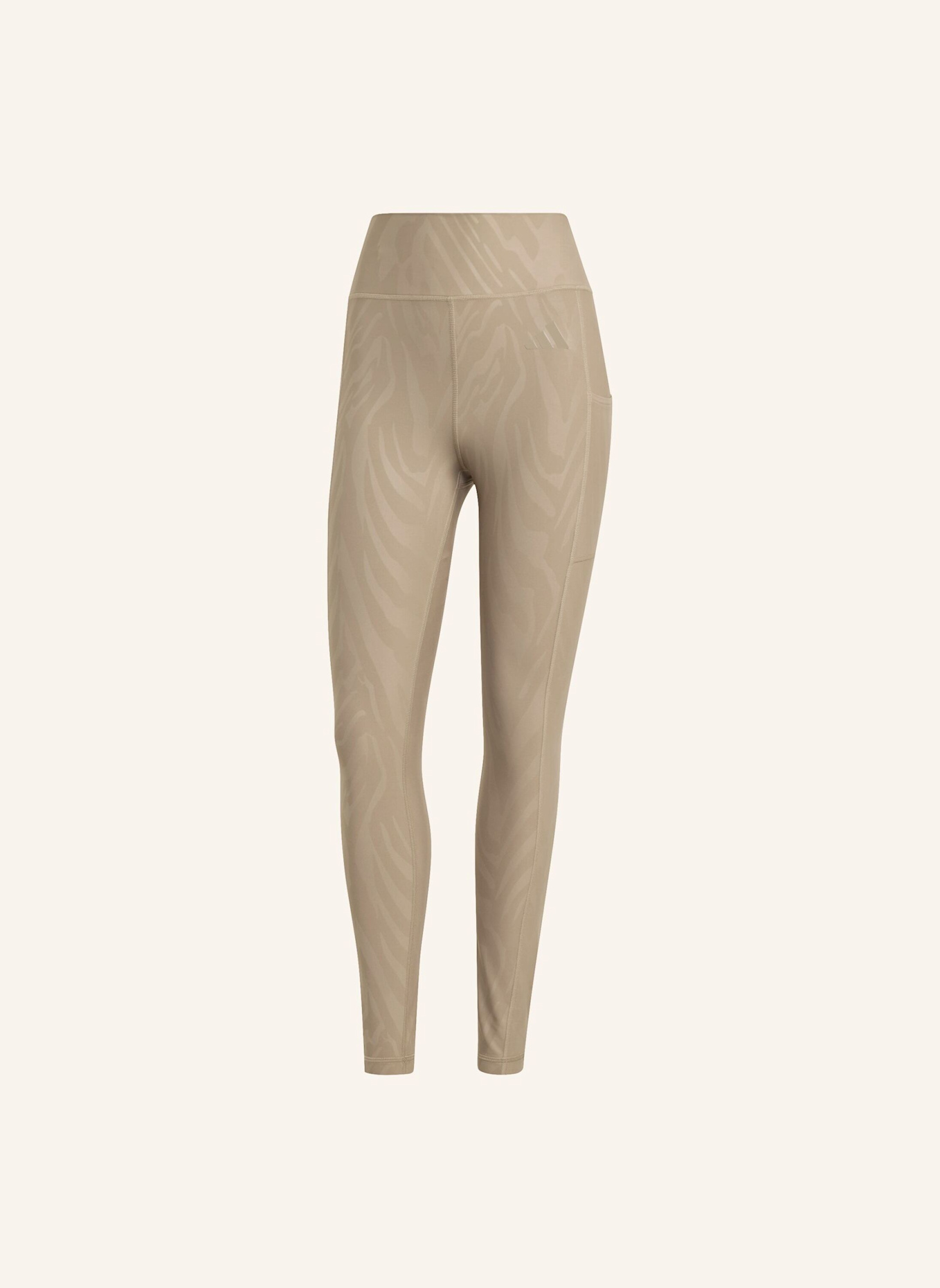 adidas OPTIME AOP FULL-LENGTH LEGGINGS: BRAUN