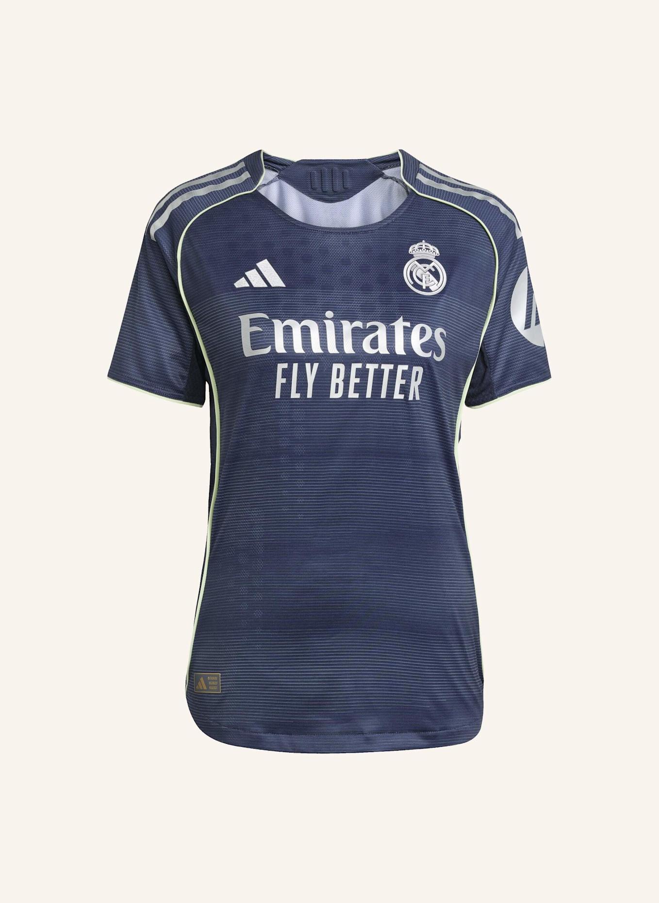 adidas REAL MADRID 25/26 AUSWÄRTSTRIKOT AUTHENTIC: BLAU