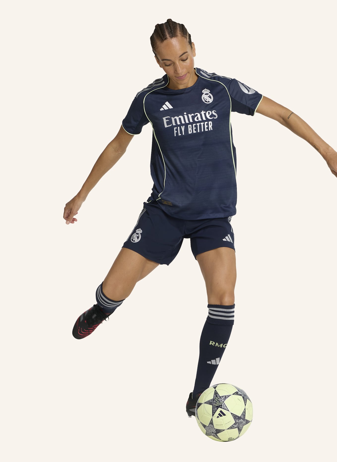 adidas REAL MADRID 25/26 AUSWÄRTSTRIKOT AUTHENTIC: BLAU