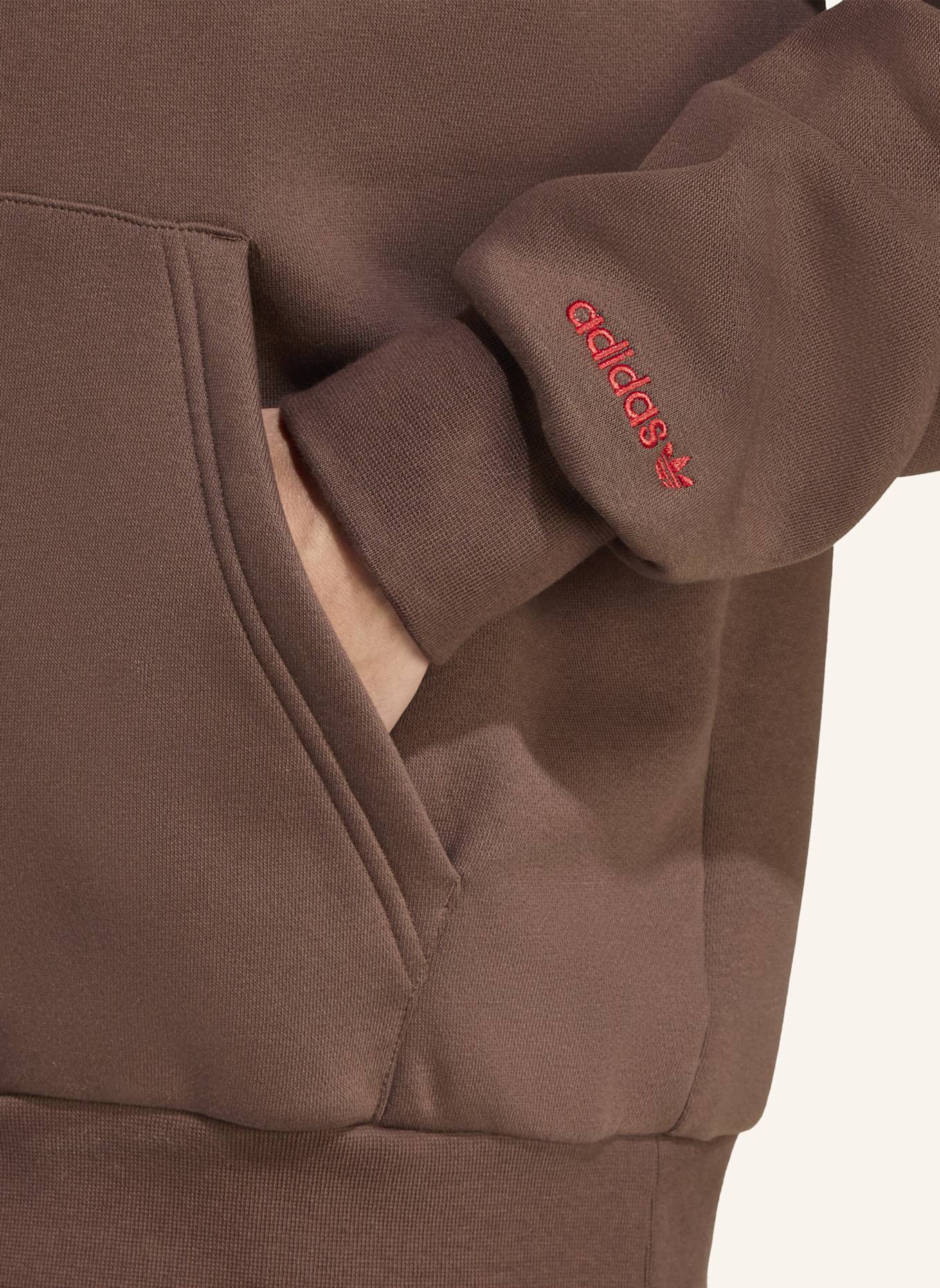 adidas Originals GRAPHIC HOODIE: BRAUN