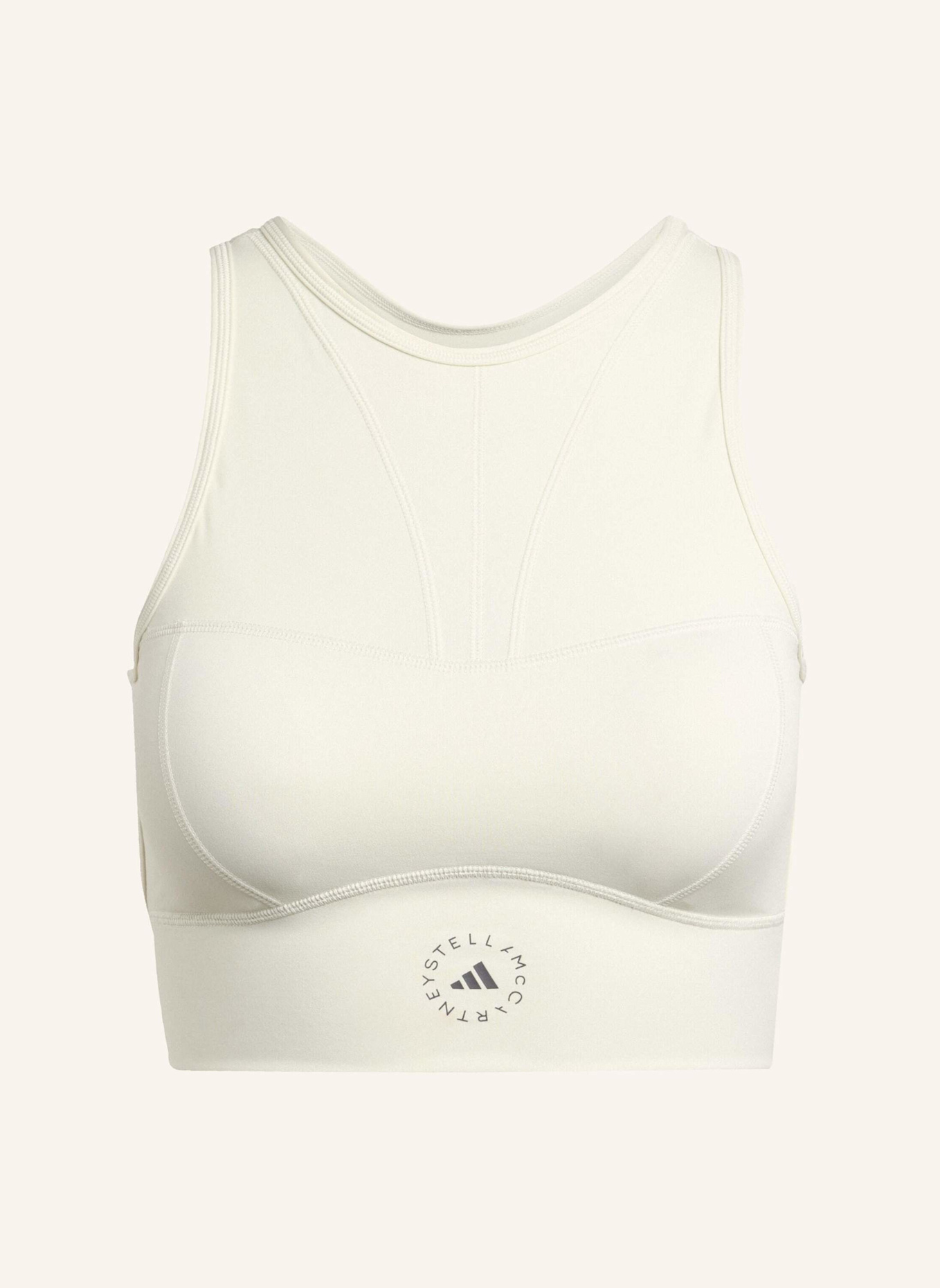 adidas by Stella McCartney Cropped-Top ADIDAS BY STELLA MCCARTNEY: CREME