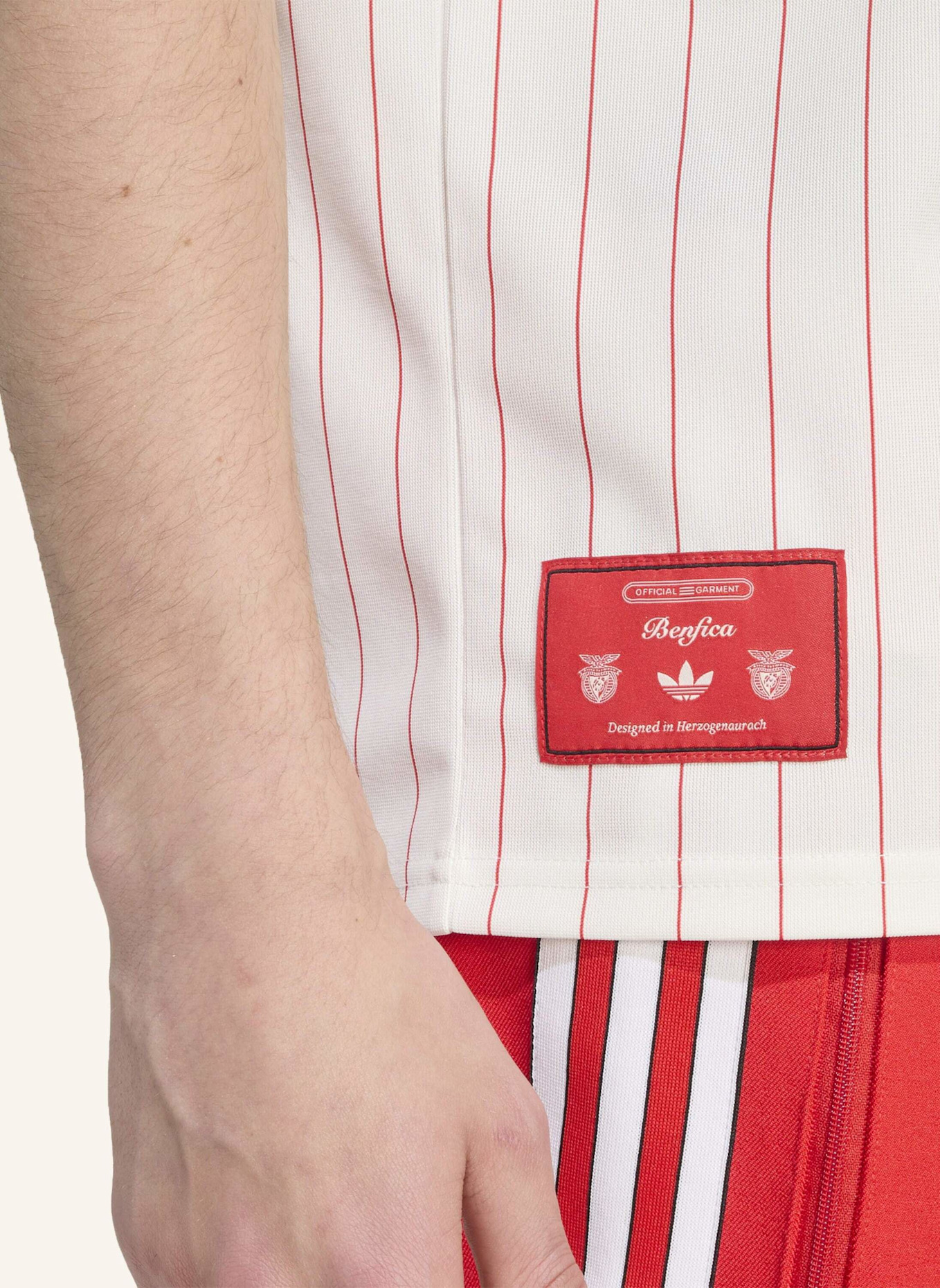 adidas Originals BENFICA TERRACE ICONS JERSEY: WEISS