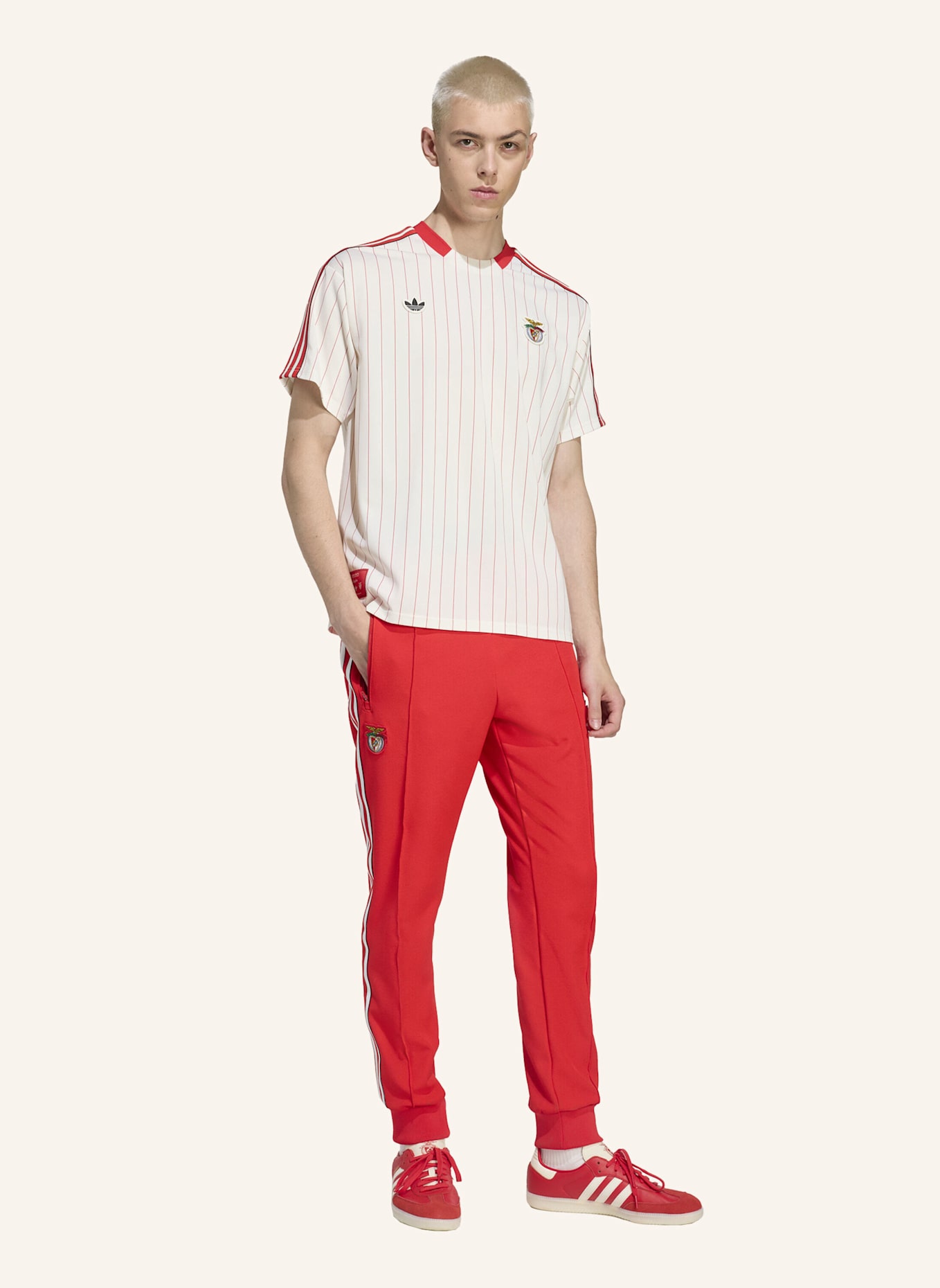 adidas Originals BENFICA TERRACE ICONS JERSEY: WEISS