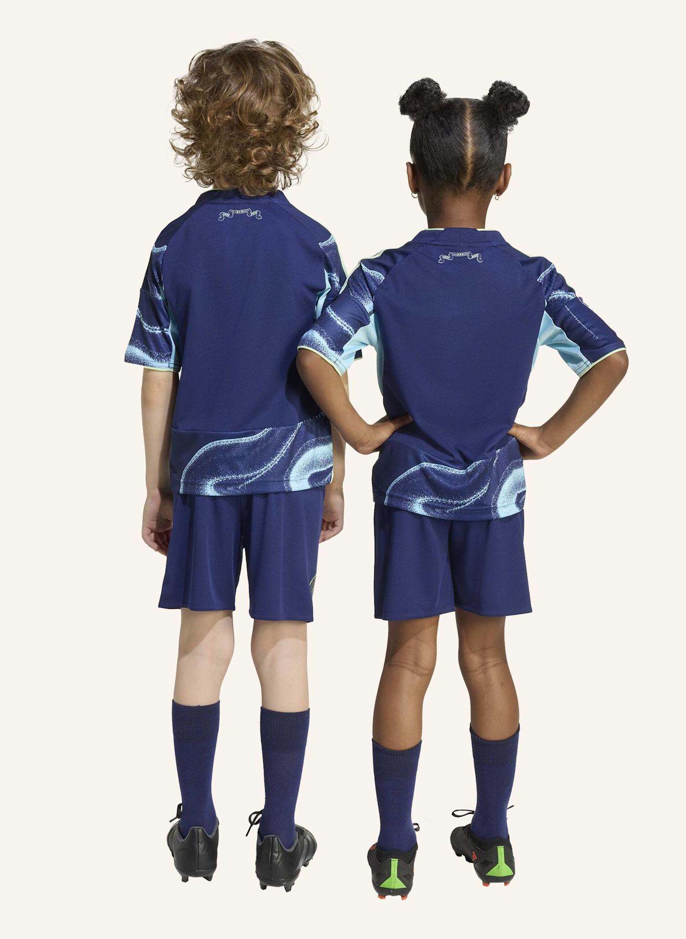 adidas AJAX 25/26 MINI-AUSWÄRTSAUSRÜSTUNG: BLAU