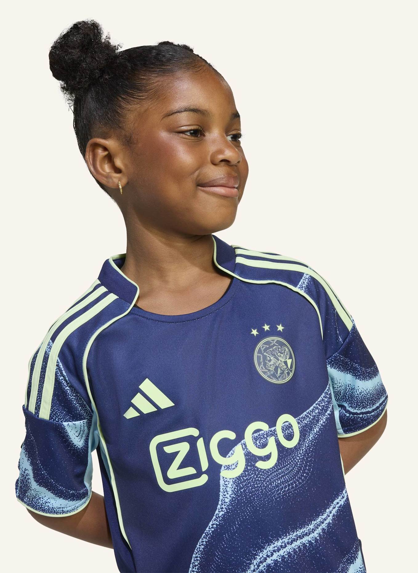 adidas AJAX 25/26 MINI-AUSWÄRTSAUSRÜSTUNG: BLAU