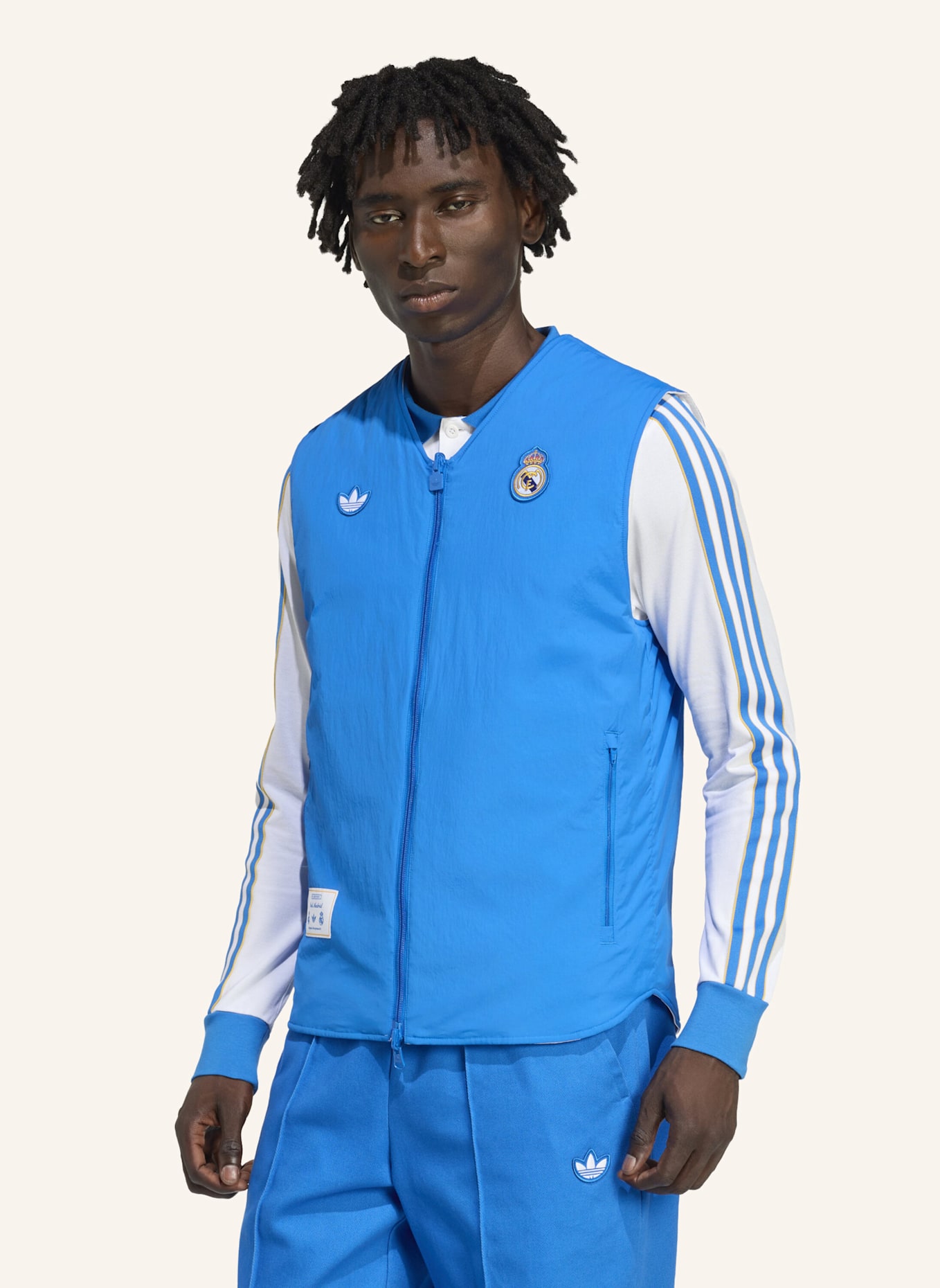 adidas Originals REAL MADRID TERRACE ICONS WESTE: BLAU