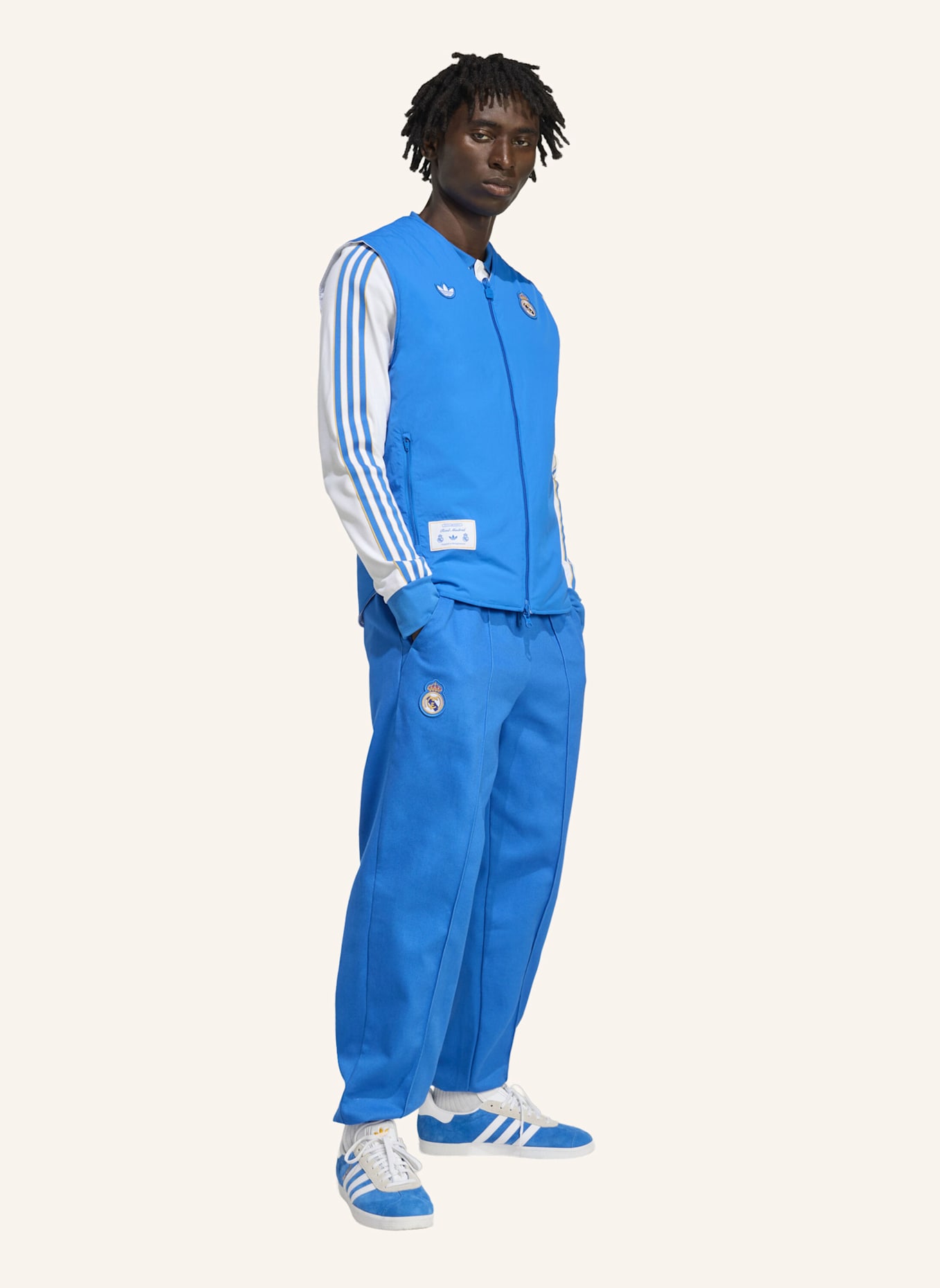 adidas Originals REAL MADRID TERRACE ICONS WESTE: BLAU