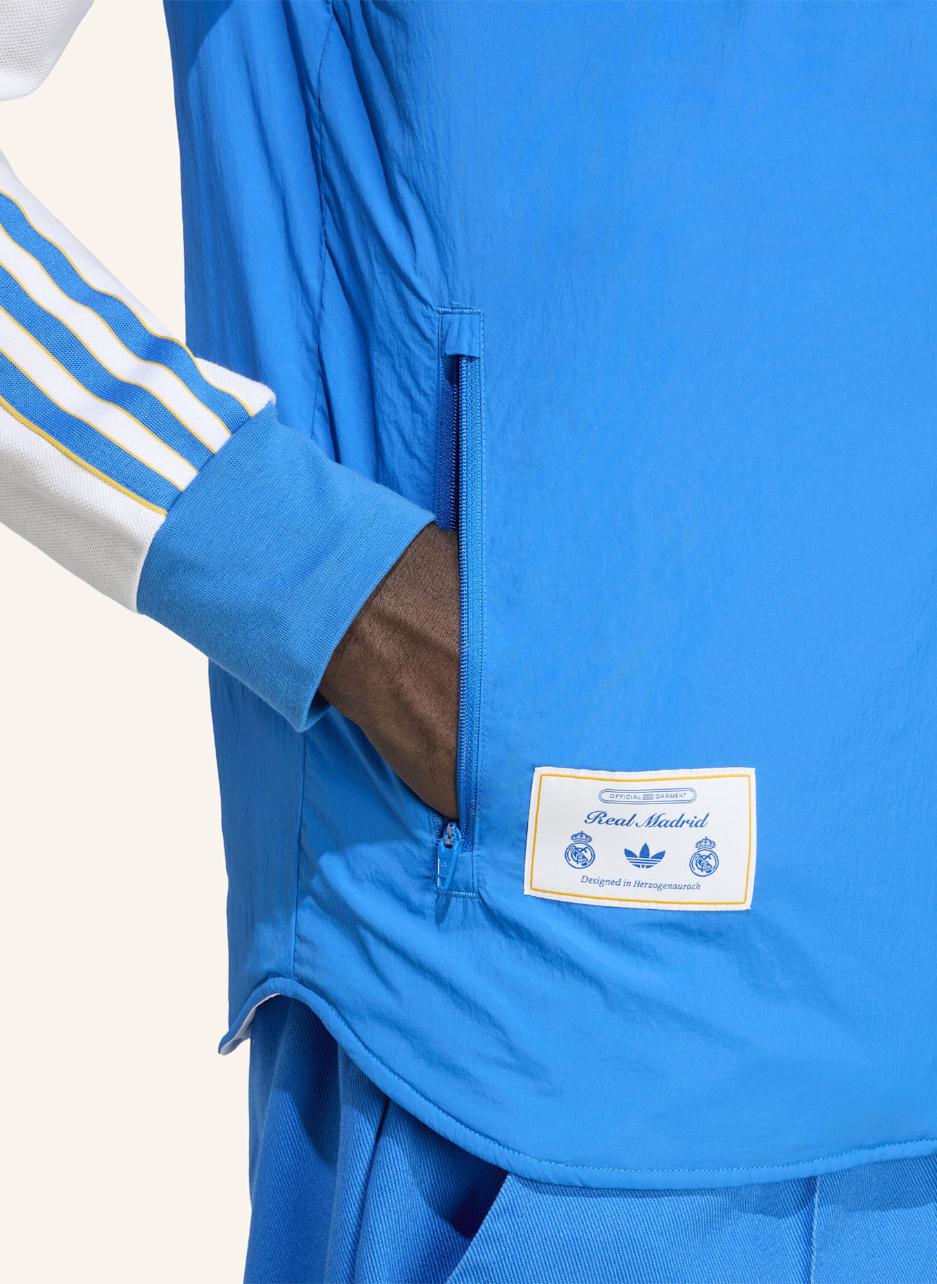 adidas Originals REAL MADRID TERRACE ICONS WESTE: BLAU