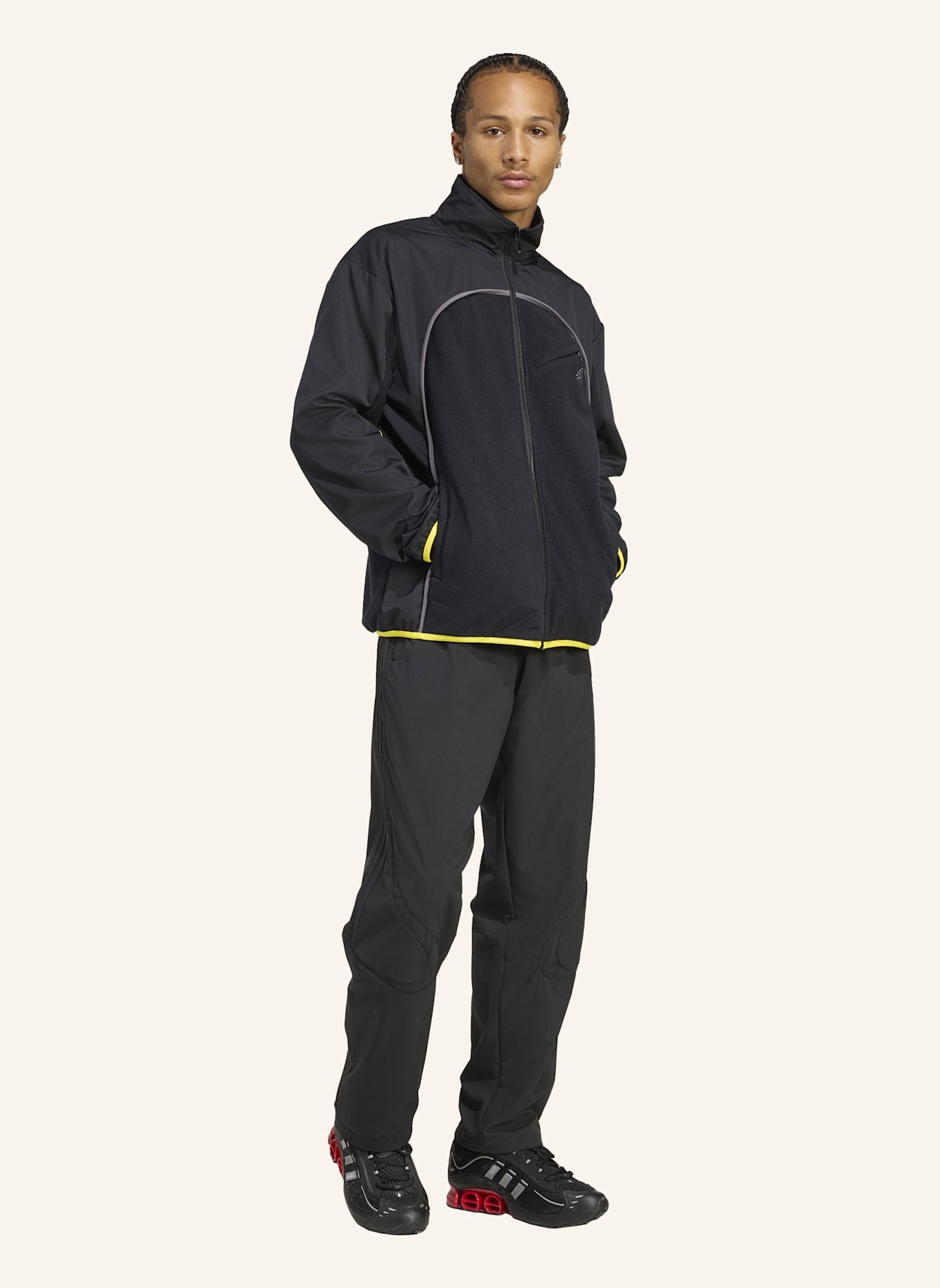 adidas Originals POLARFLEECE TRACK TOP: SCHWARZ