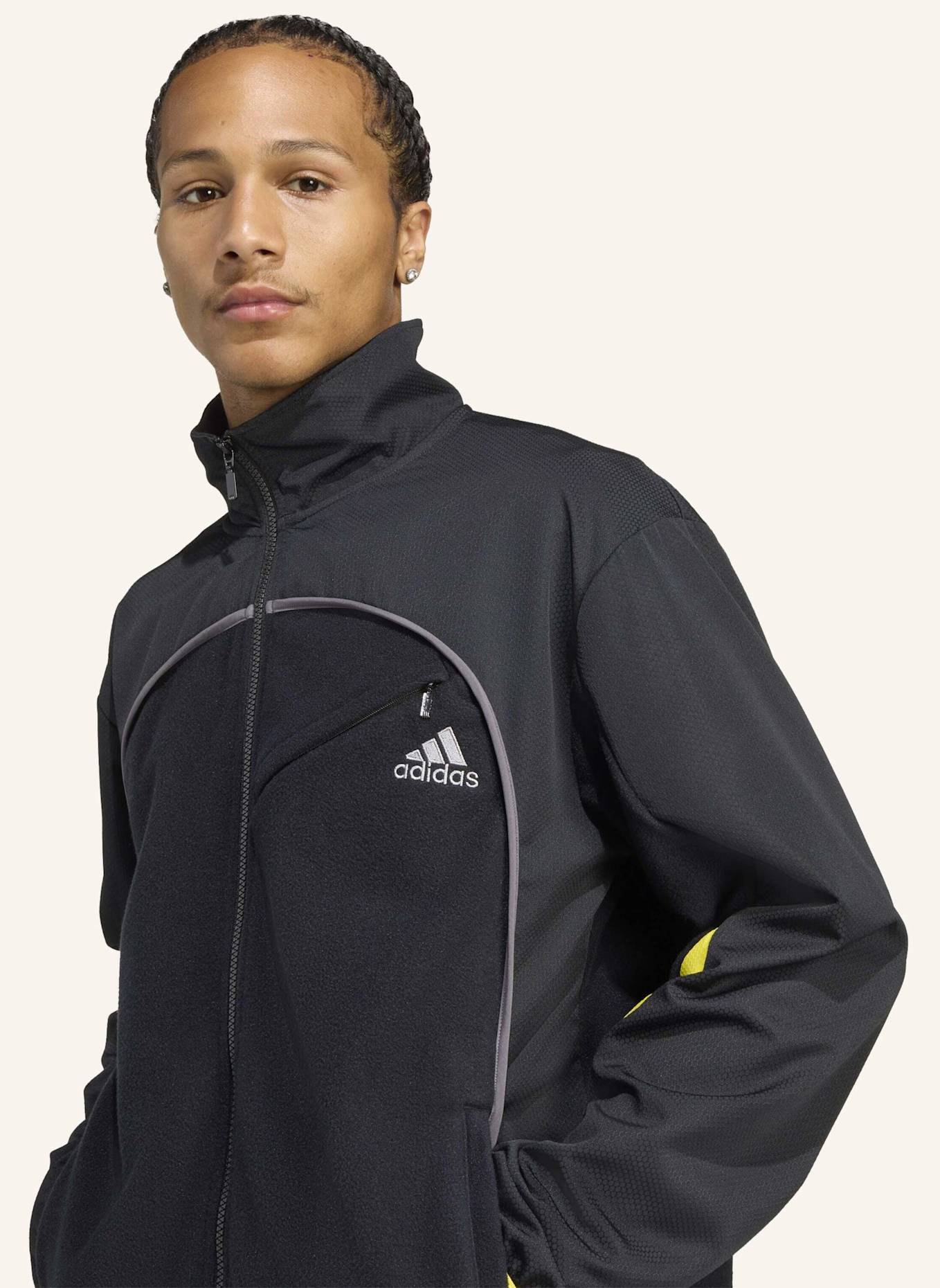 adidas Originals POLARFLEECE TRACK TOP: SCHWARZ
