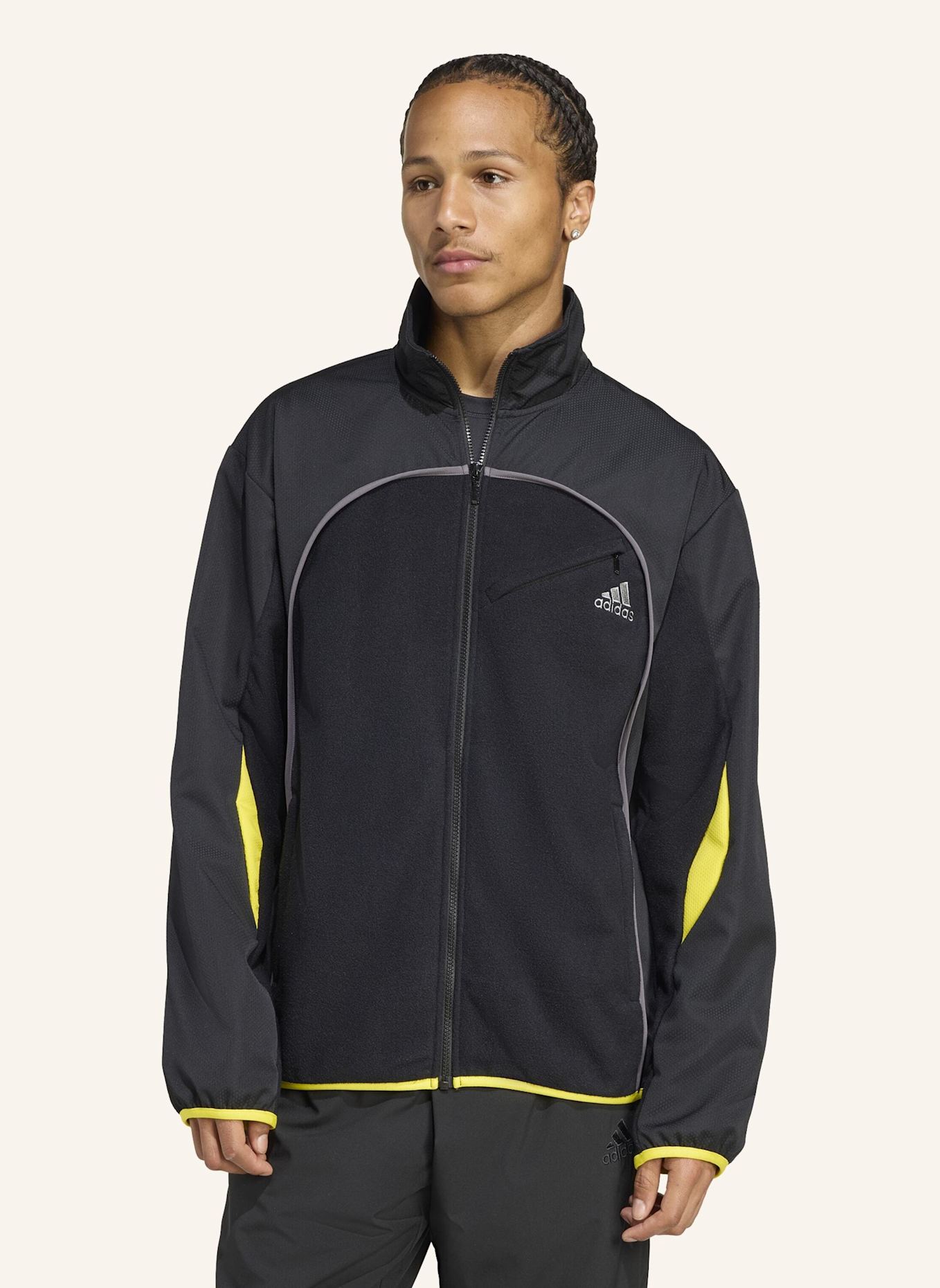 adidas Originals POLARFLEECE TRACK TOP: SCHWARZ