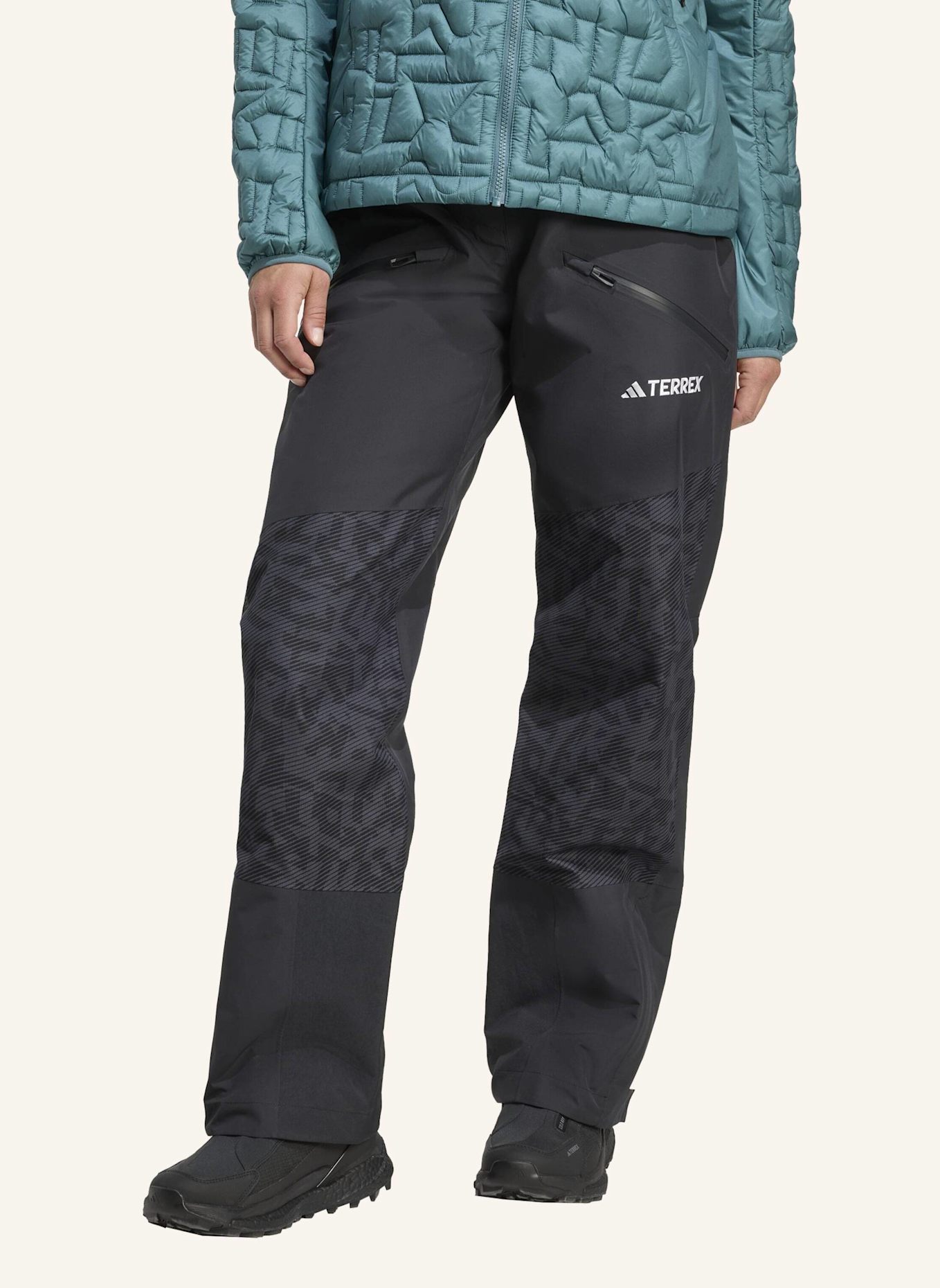 adidas TERREX TERREX XPERIOR HYBRID PRIMEKNIT CLIMAPROOF+ HOSE: SCHWARZ