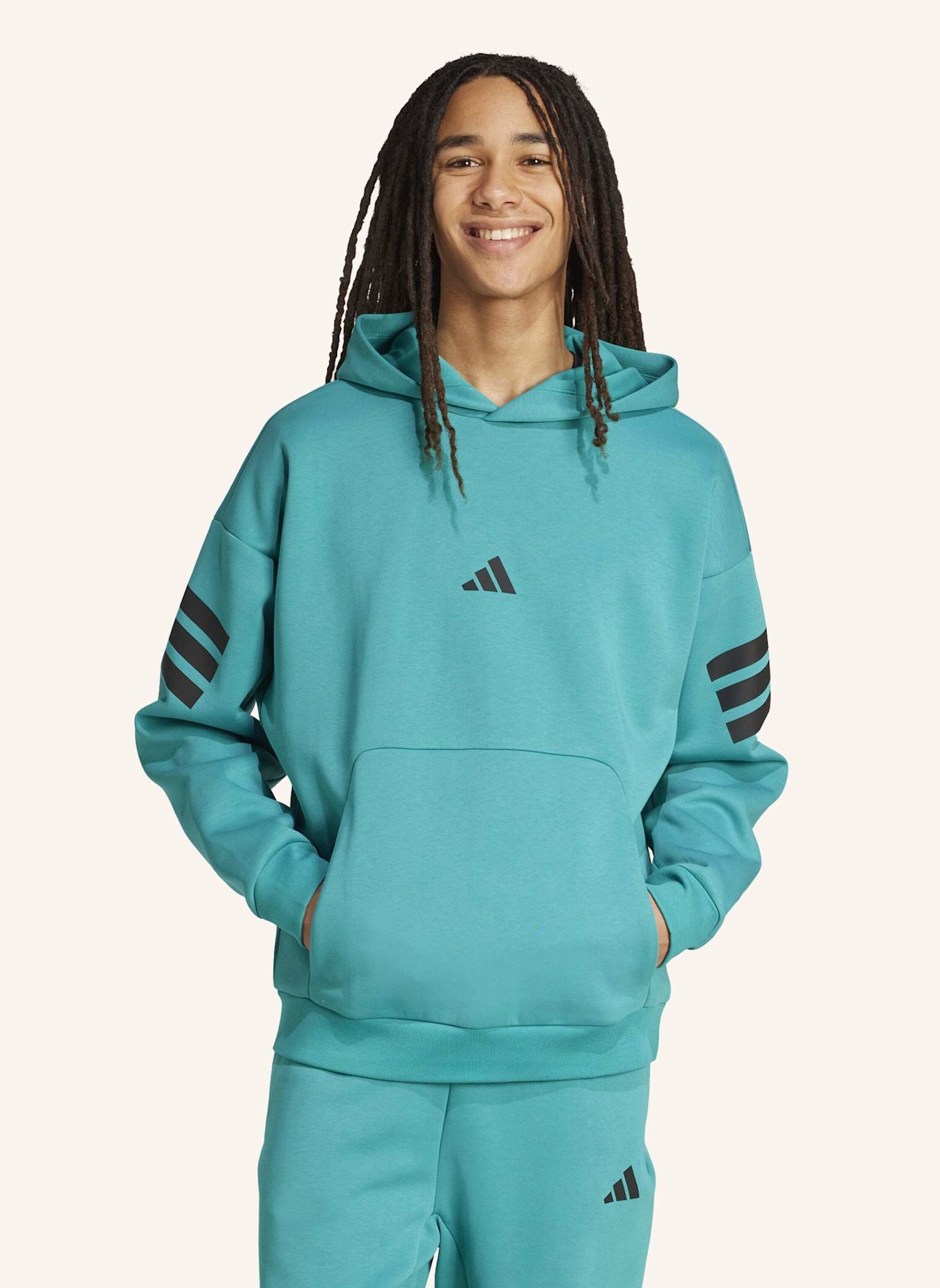 adidas Hoodie: TÜRKIS