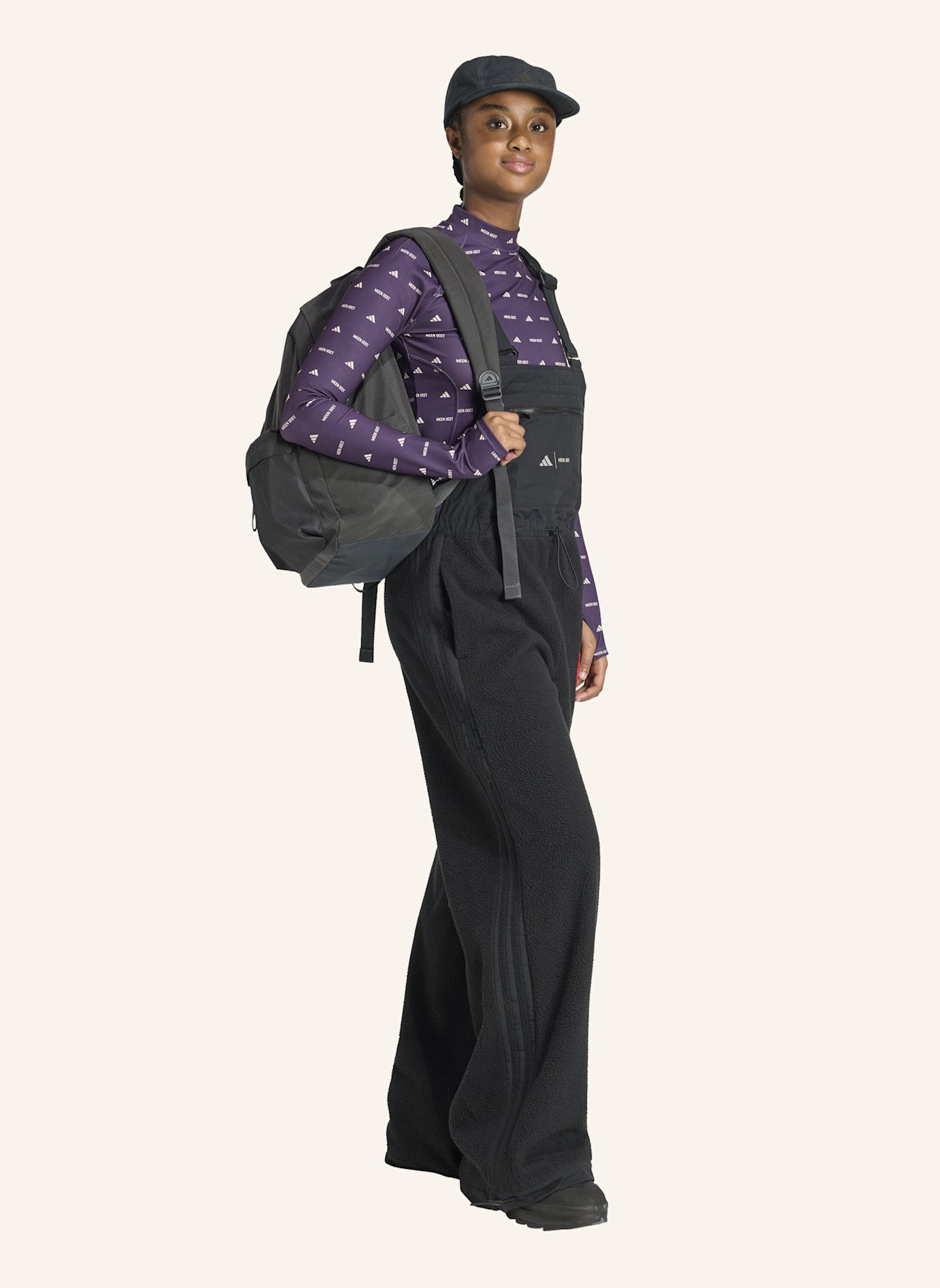 adidas ADIDAS X MOON BOOT TIGHT TOP: LILA/ GRAU