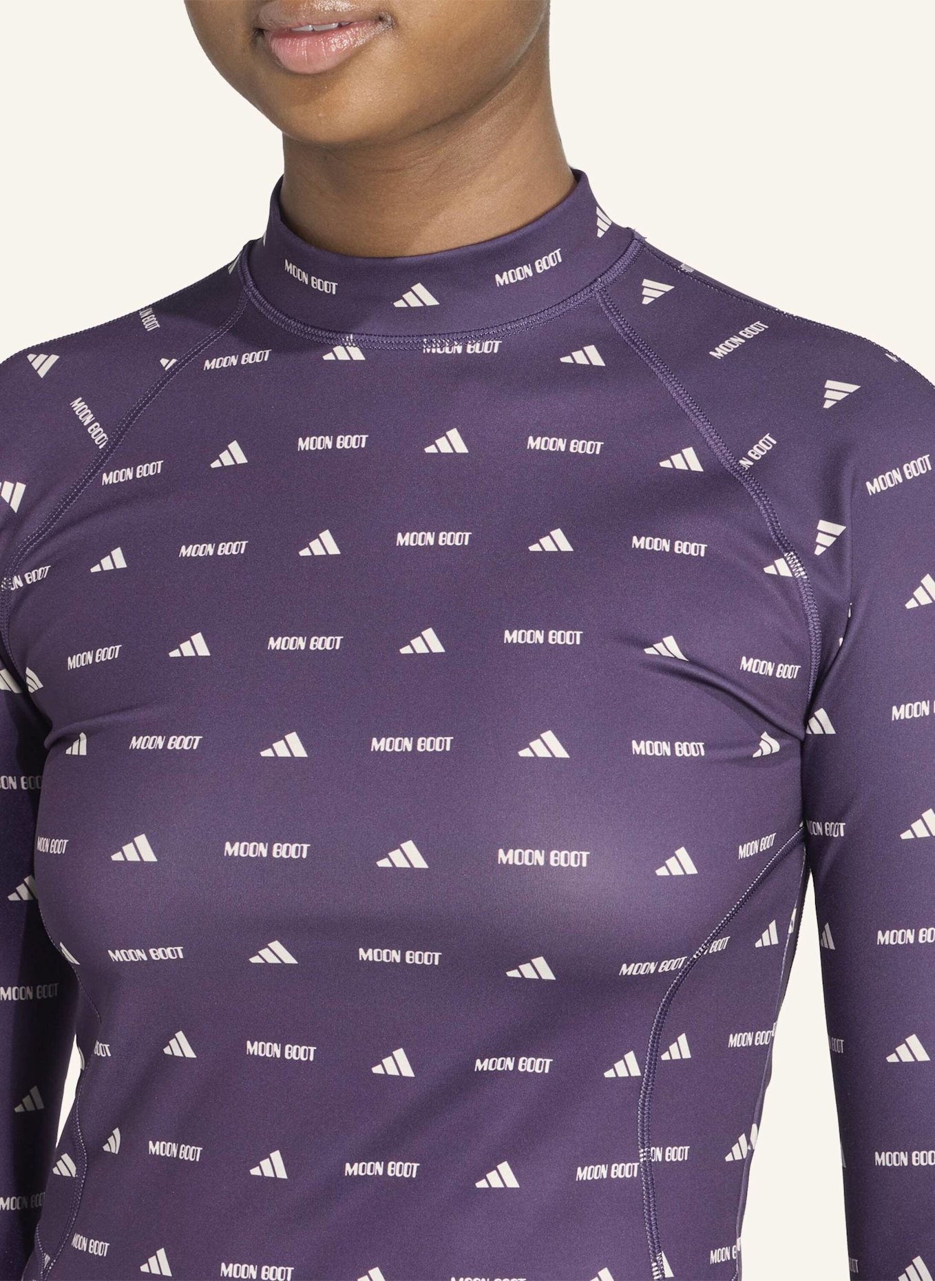 adidas ADIDAS X MOON BOOT TIGHT TOP: LILA/ GRAU