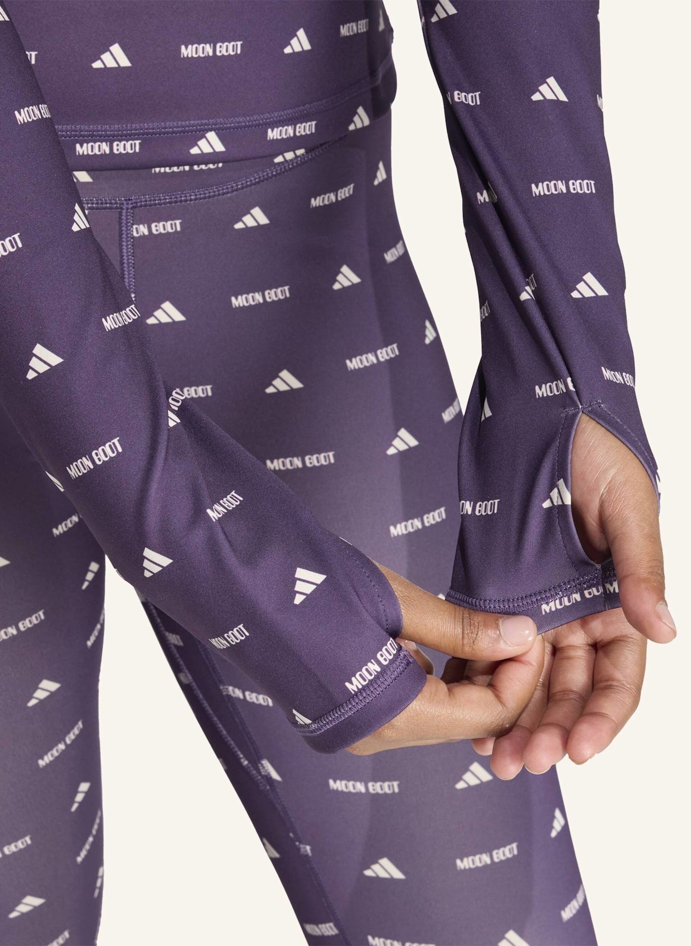 adidas ADIDAS X MOON BOOT TIGHT TOP: LILA/ GRAU