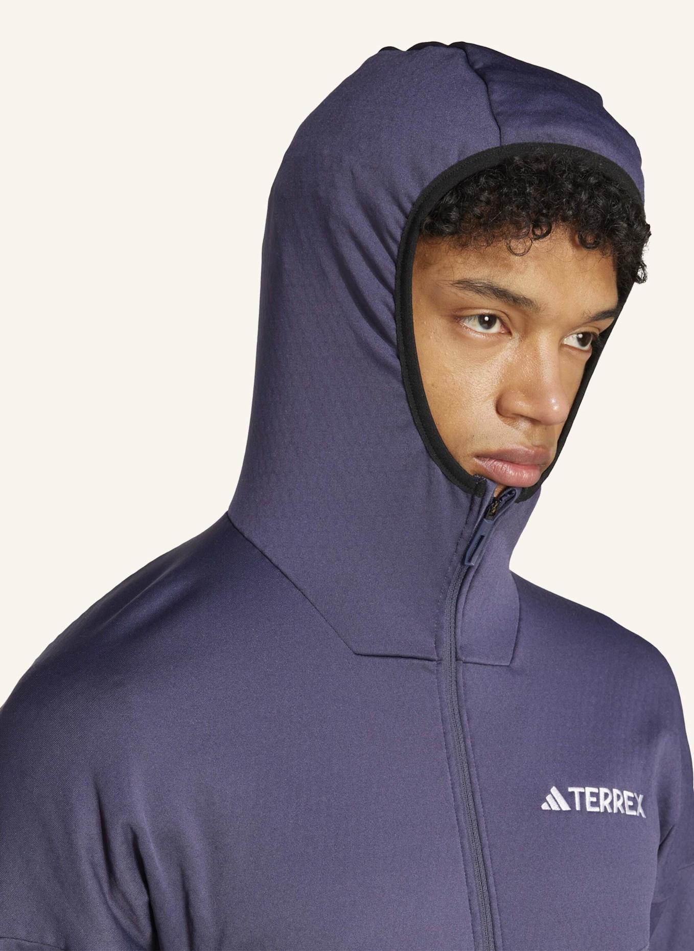 adidas TERREX TERREX XPERIOR CLIMAWARM LIGHT FLEECE KAPUZENJACKE: BLAU