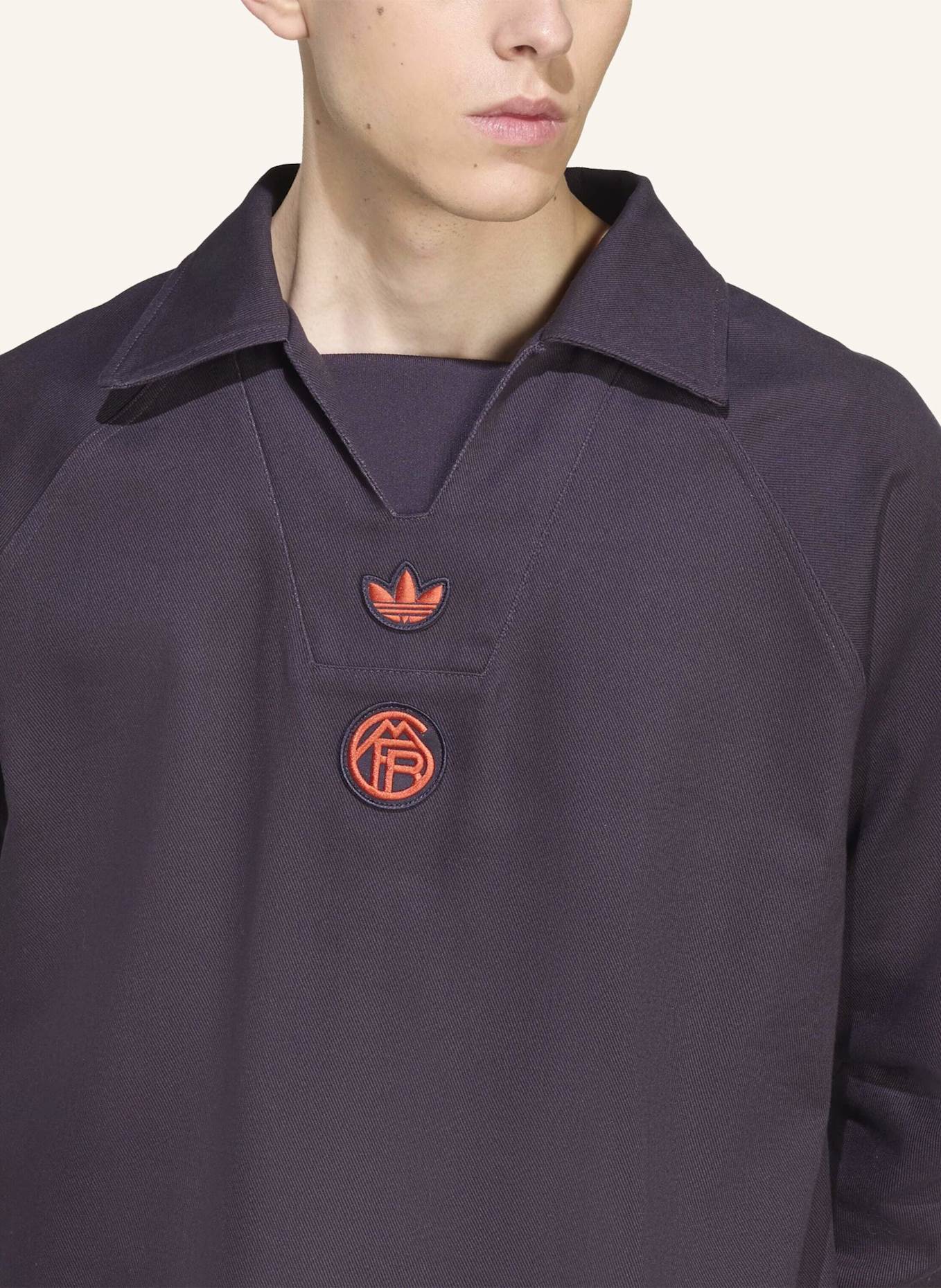 adidas Originals FC BAYERN MÜNCHEN TERRACE ICONS DRILL TOP: SCHWARZ