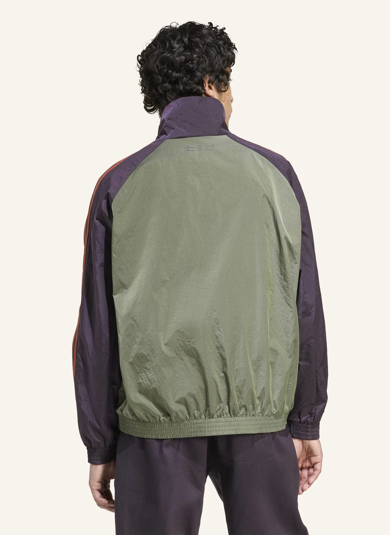 adidas Originals FC BAYERN MÜNCHEN TERRACE ICONS JACKE MIT REISSVERSCHLUSS BIS ZUR BRUST: GRÜN/ SCHWARZ