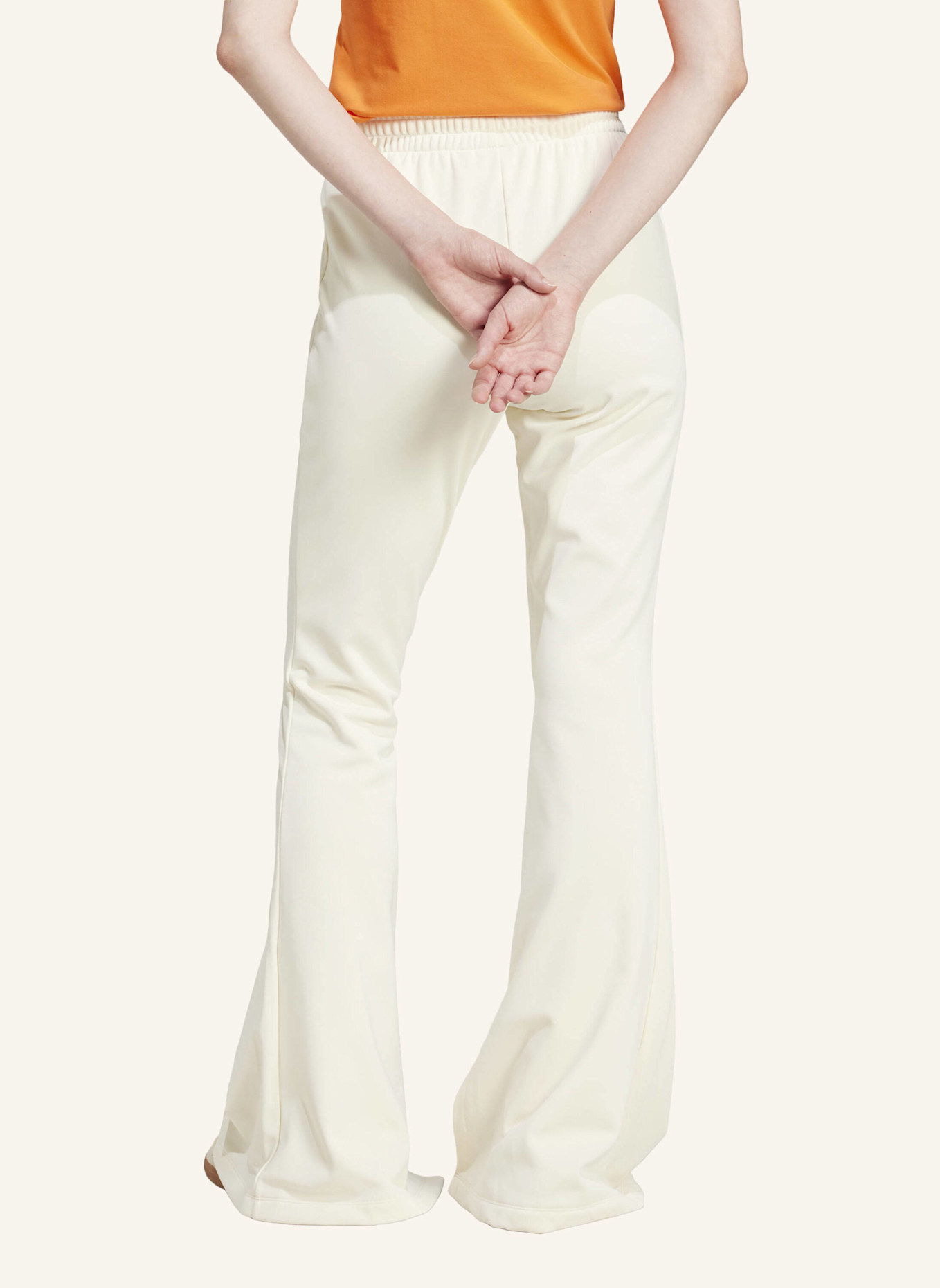 adidas Originals 3-STREIFEN FLARED FIREBIRD TRAININGSHOSE: WEISS