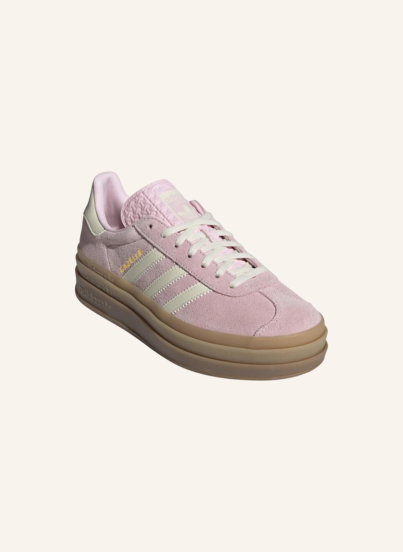 adidas Originals GAZELLE BOLD SCHUH: ROSA/ WEISS/ GOLD