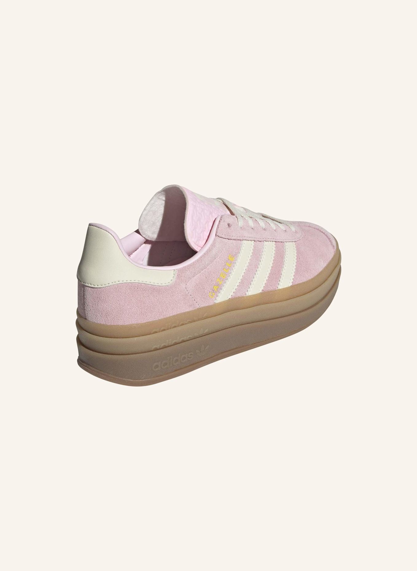 adidas Originals GAZELLE BOLD SCHUH: ROSA/ WEISS/ GOLD