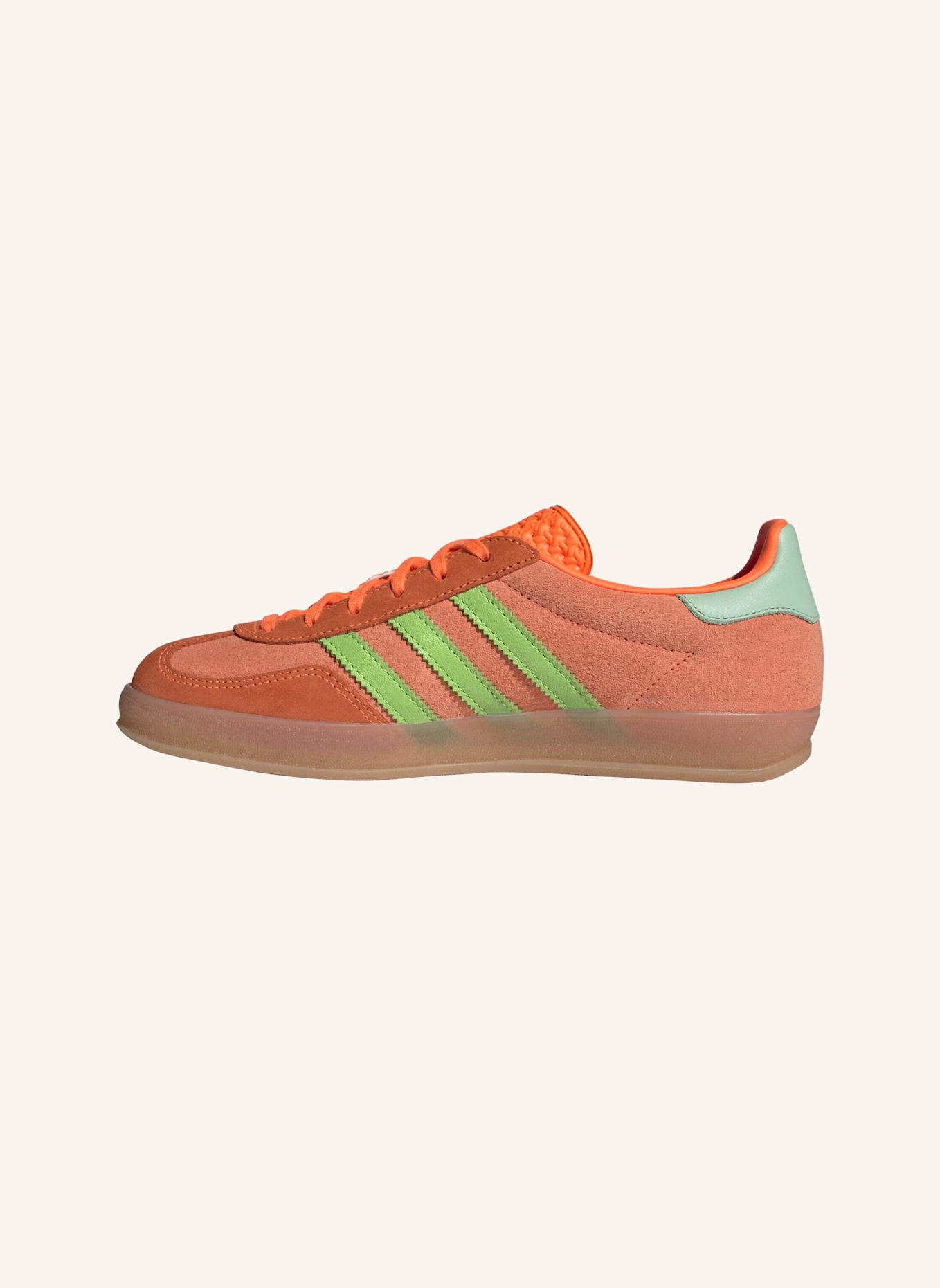 adidas Originals GAZELLE INDOOR SCHUH: GRÜN/ ORANGE
