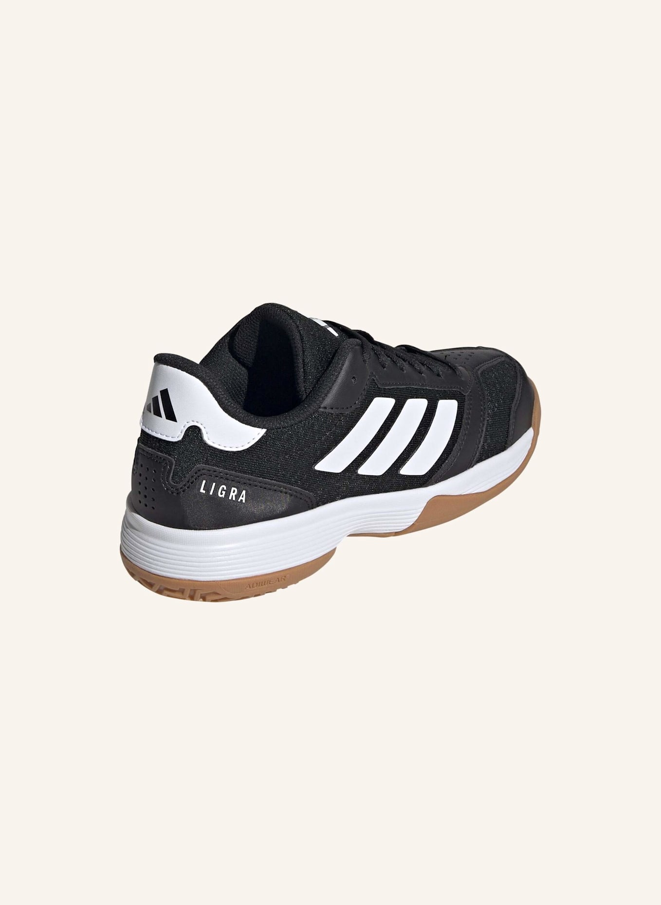 adidas Indoorschuhe LIGRA 8 K: SCHWARZ/ WEISS