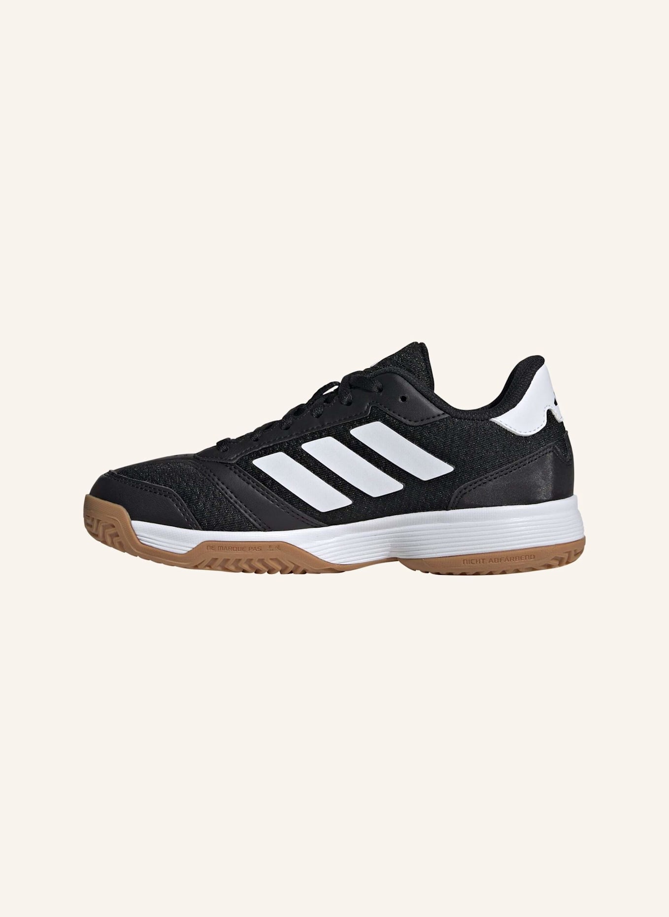 adidas Indoorschuhe LIGRA 8 K: SCHWARZ/ WEISS