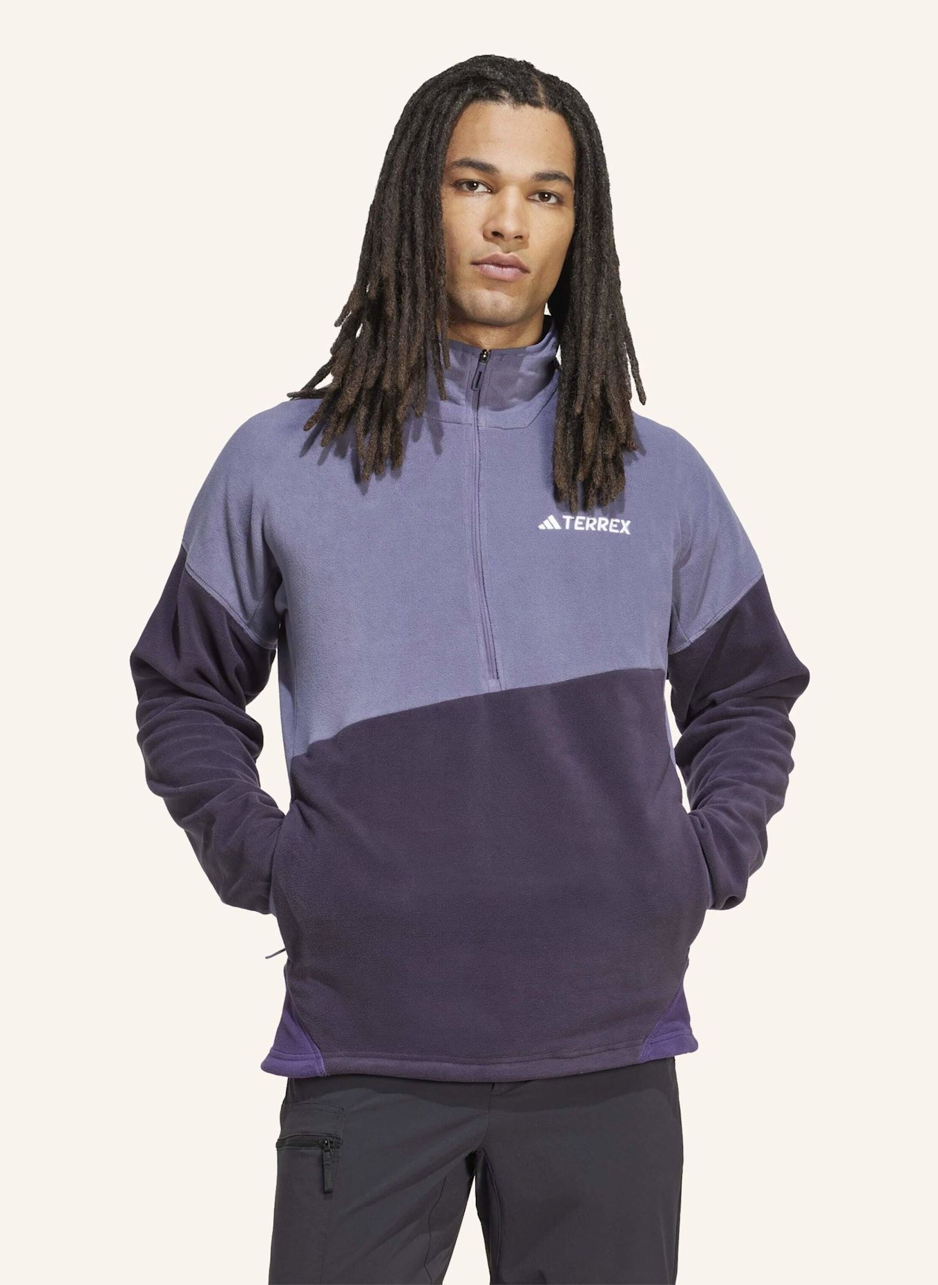 adidas TERREX Midlayer TERREX MULTI CLIMAWARM: LILA/ SCHWARZ