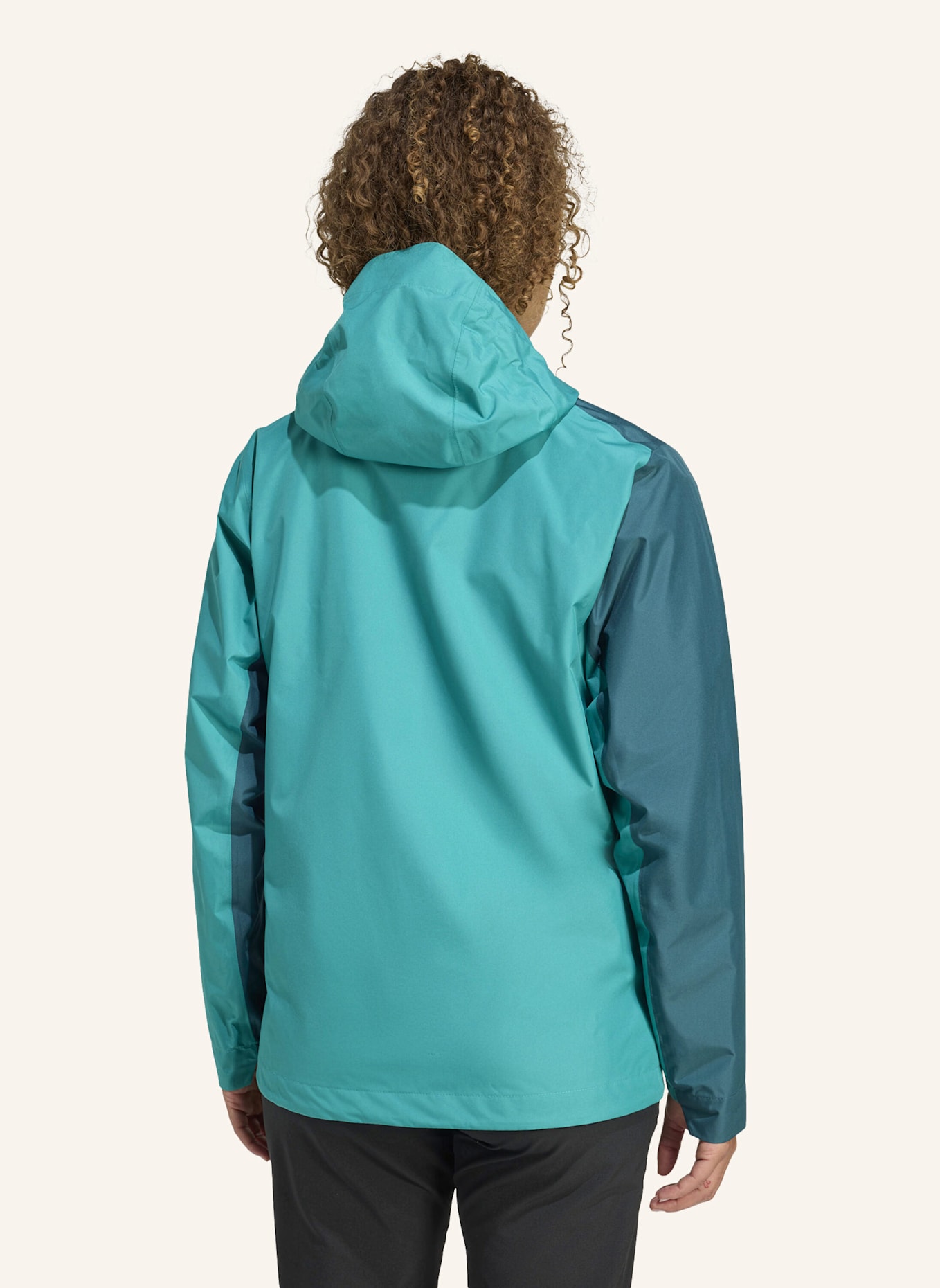 adidas TERREX TERREX MULTI 2.5L RAIN.RDY REGENJACKE: GRÜN/ TÜRKIS